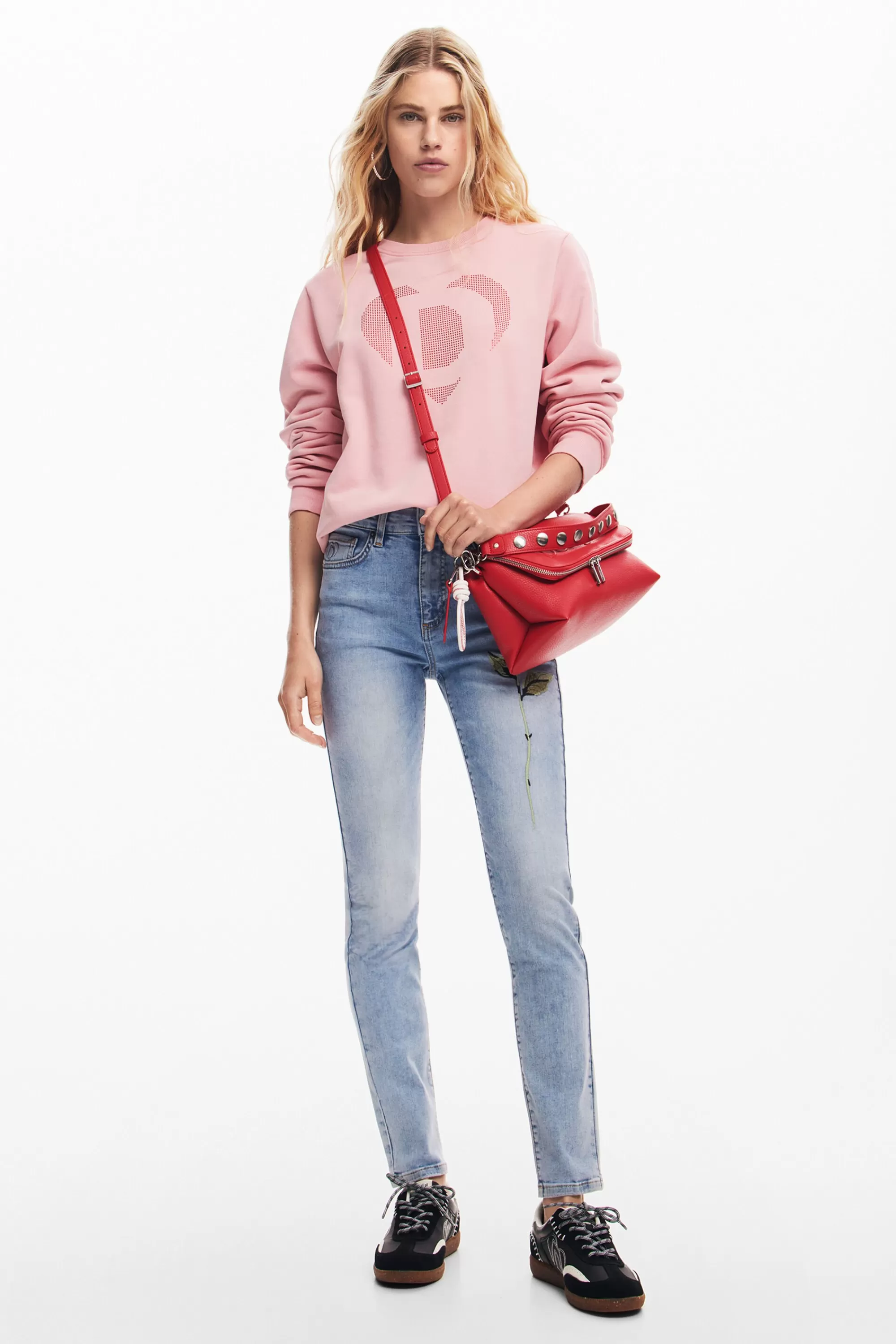 Desigual Jeans | Pants>Pink denim pants