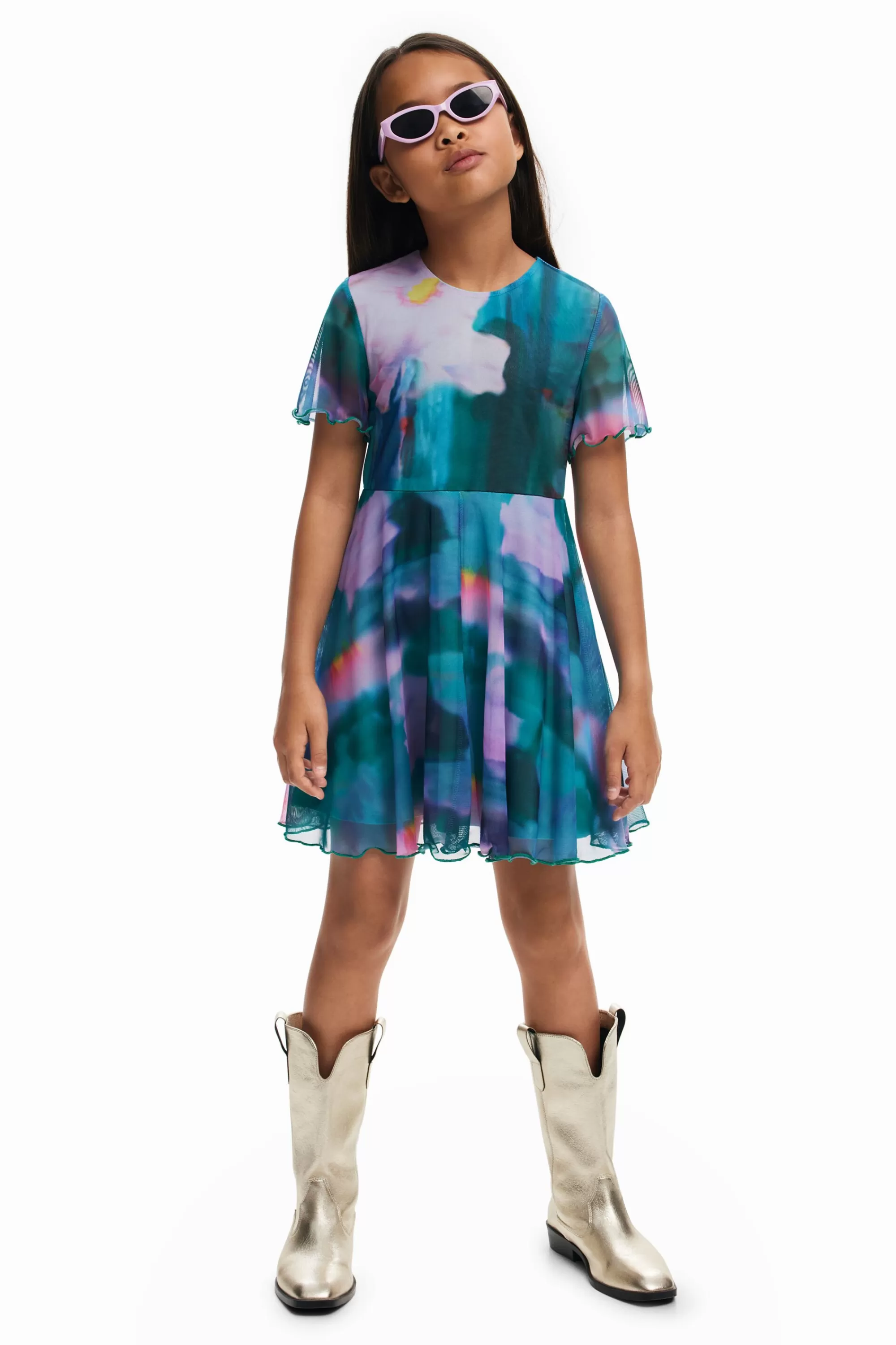 Desigual Dresses>Pleated skirt dress