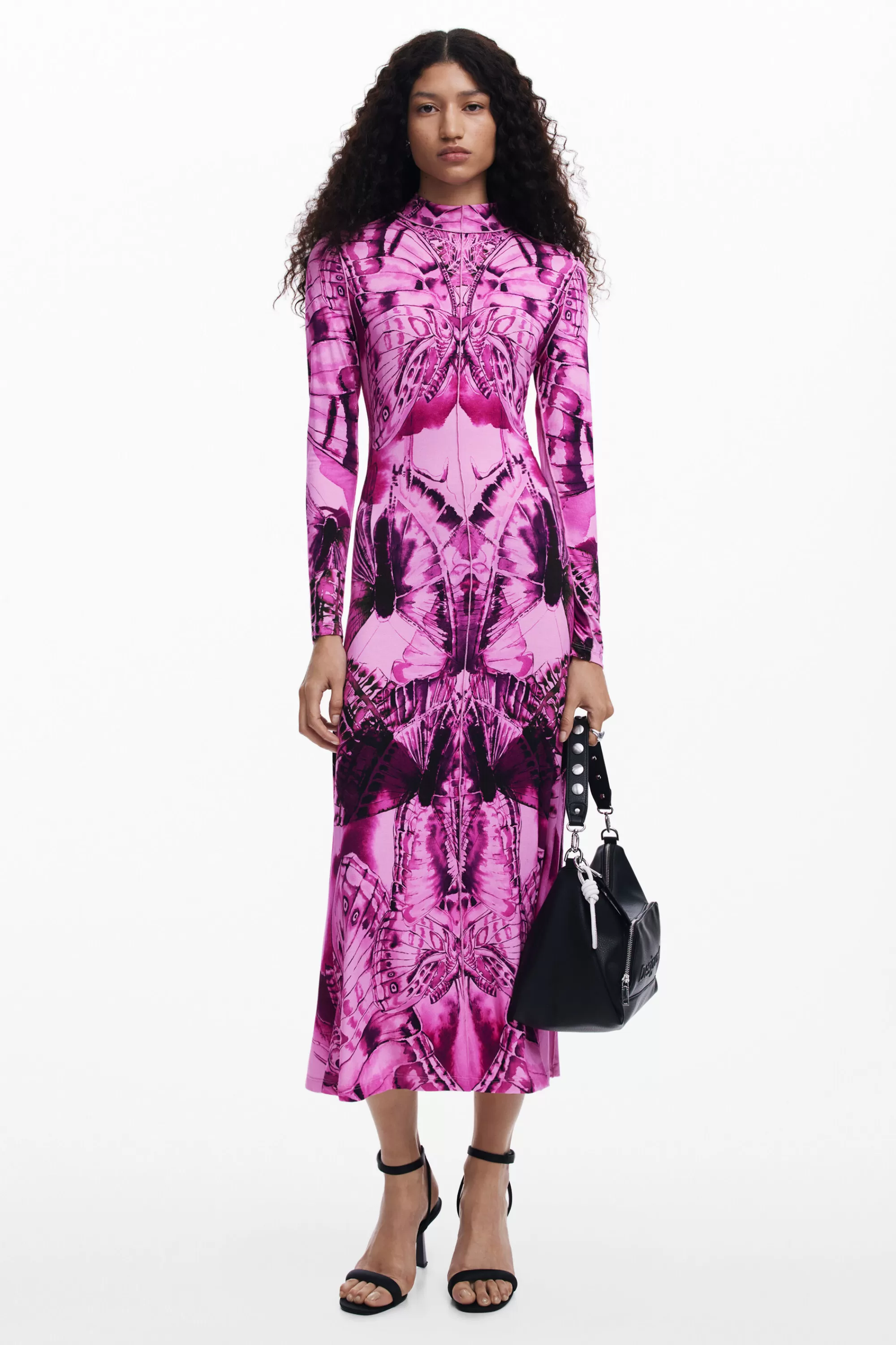 Desigual Dresses And Jumpsuits>Printed midi dress