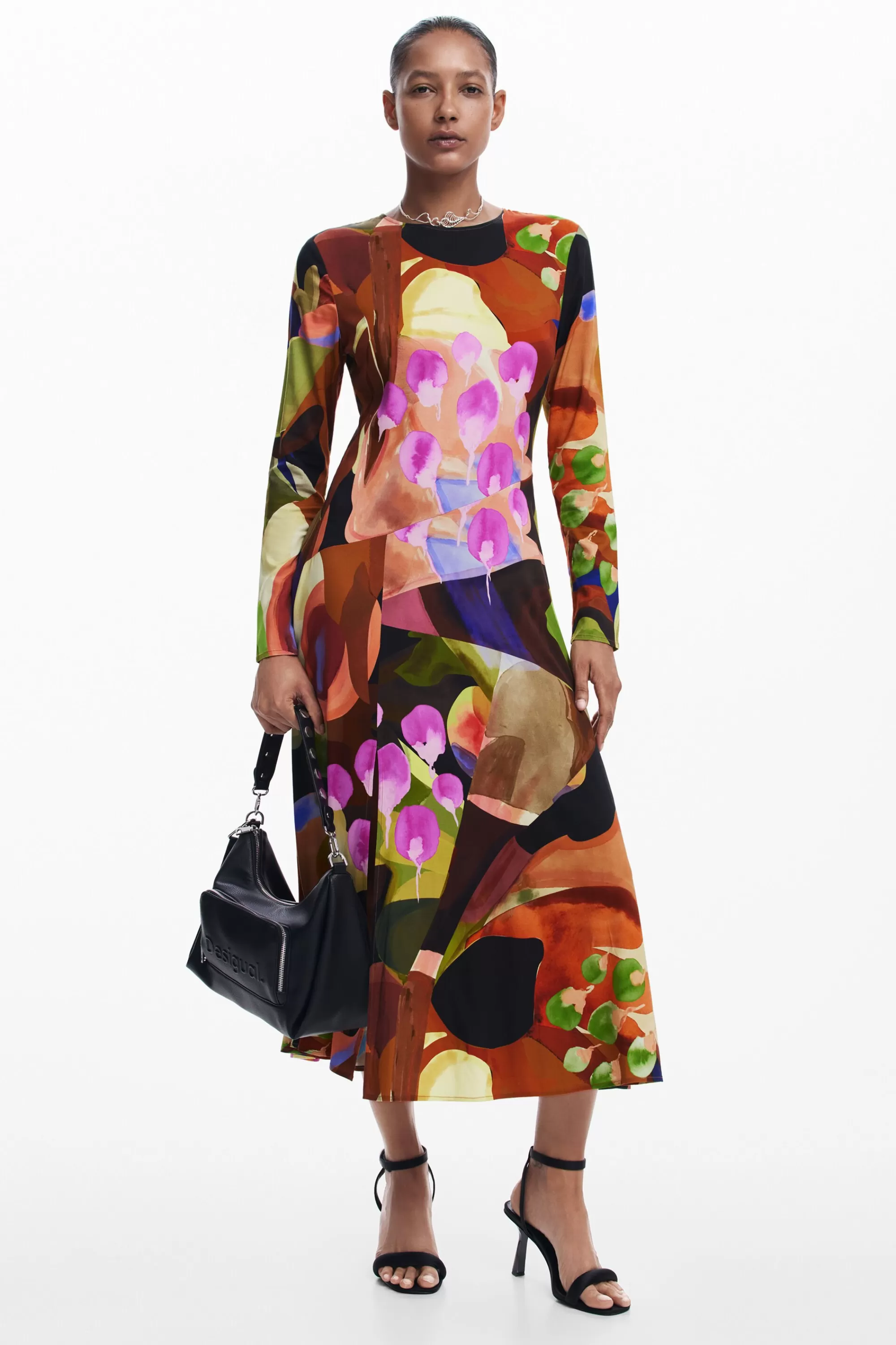 Desigual Dresses And Jumpsuits>Printed midi dress M. Christian Lacroix