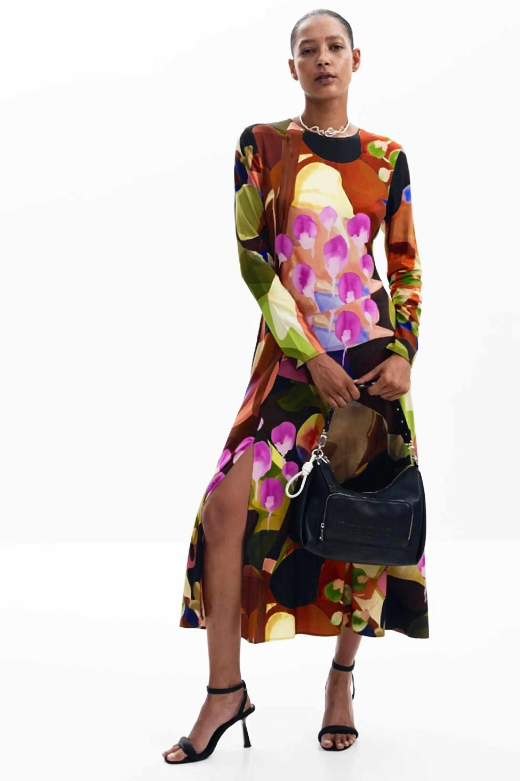 Desigual Dresses And Jumpsuits>Printed midi dress M. Christian Lacroix