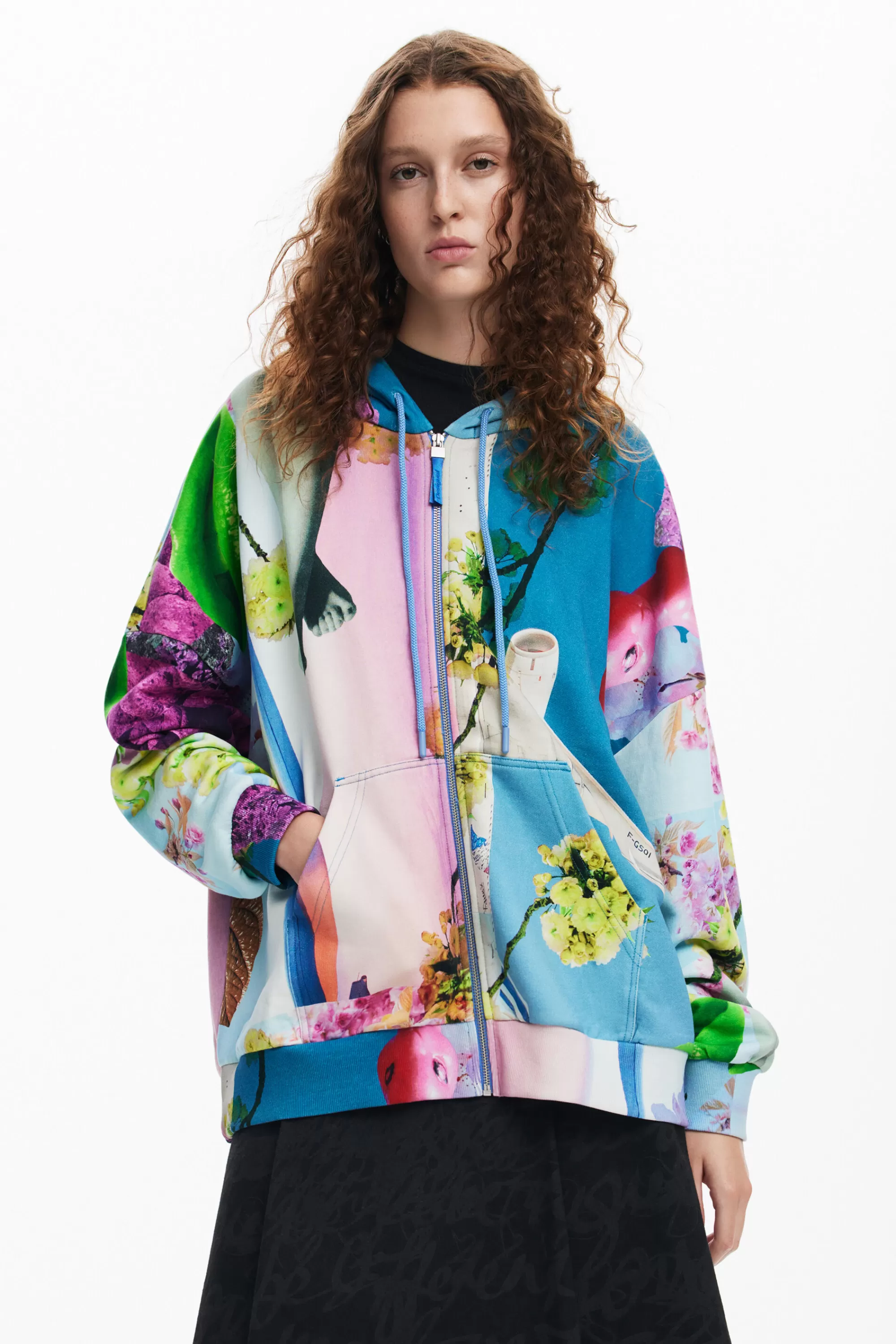 Desigual Sweatshirts | Sweaters>Printed sweatshirt M. Christian Lacroix