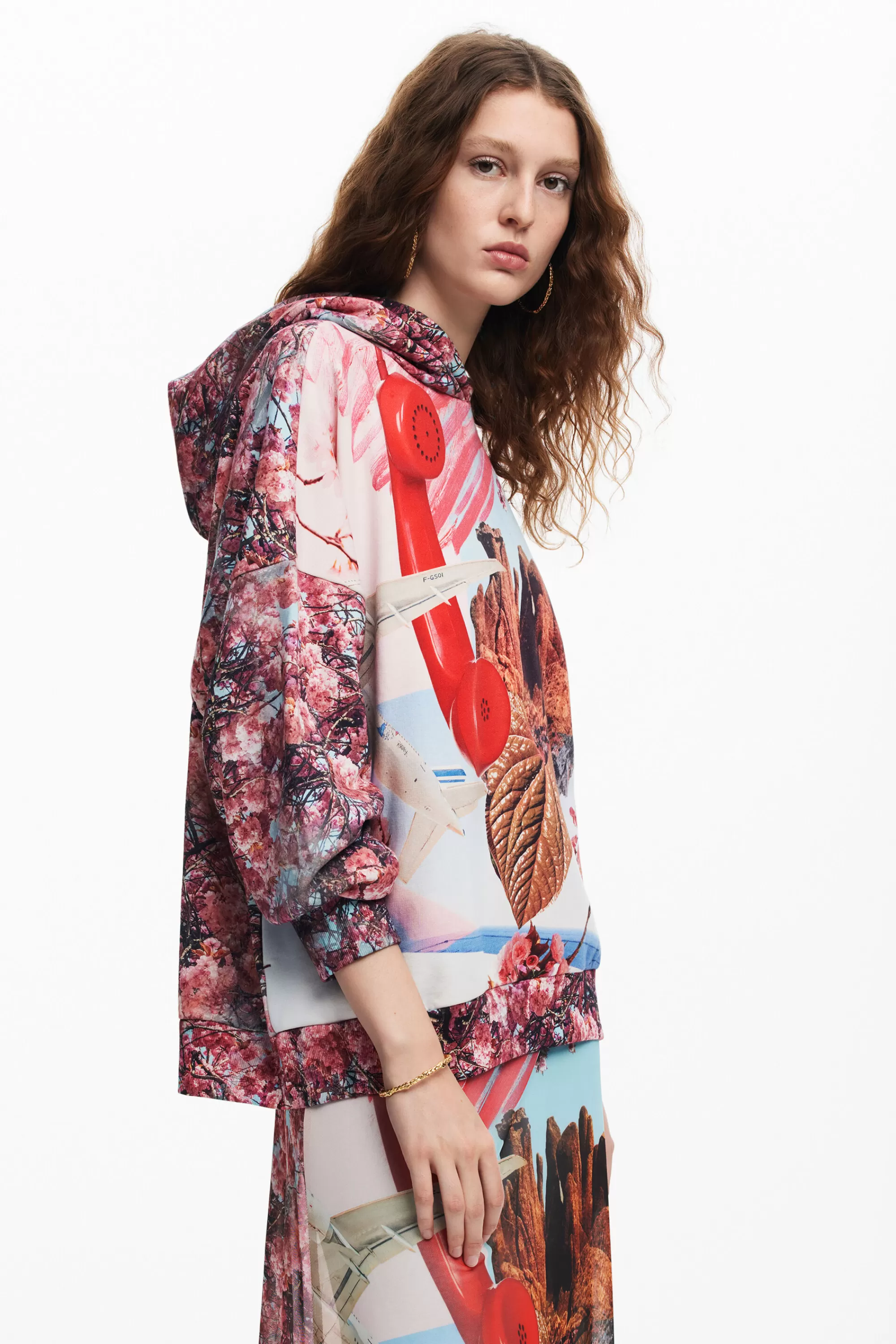 Desigual Sweatshirts | Sweaters>Printed sweatshirt M. Christian Lacroix