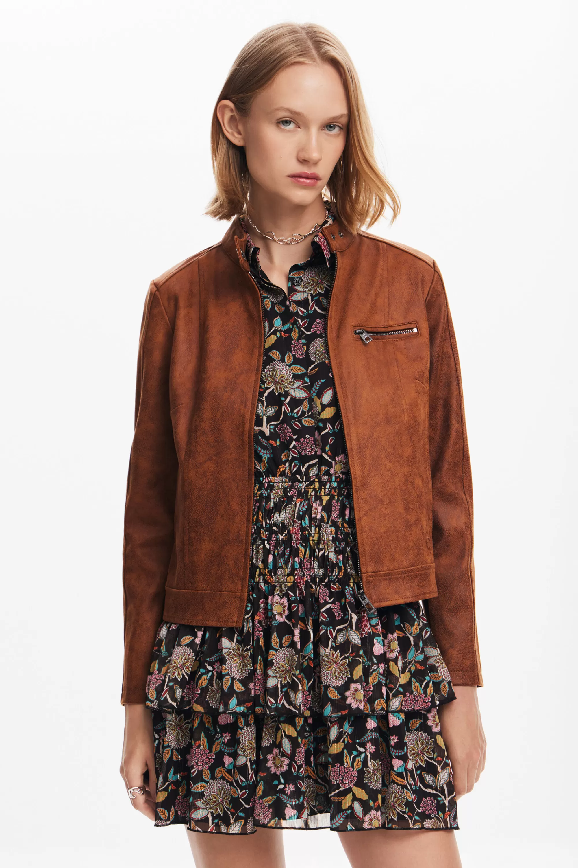 Desigual Coats And Jackets>Regular biker jacket