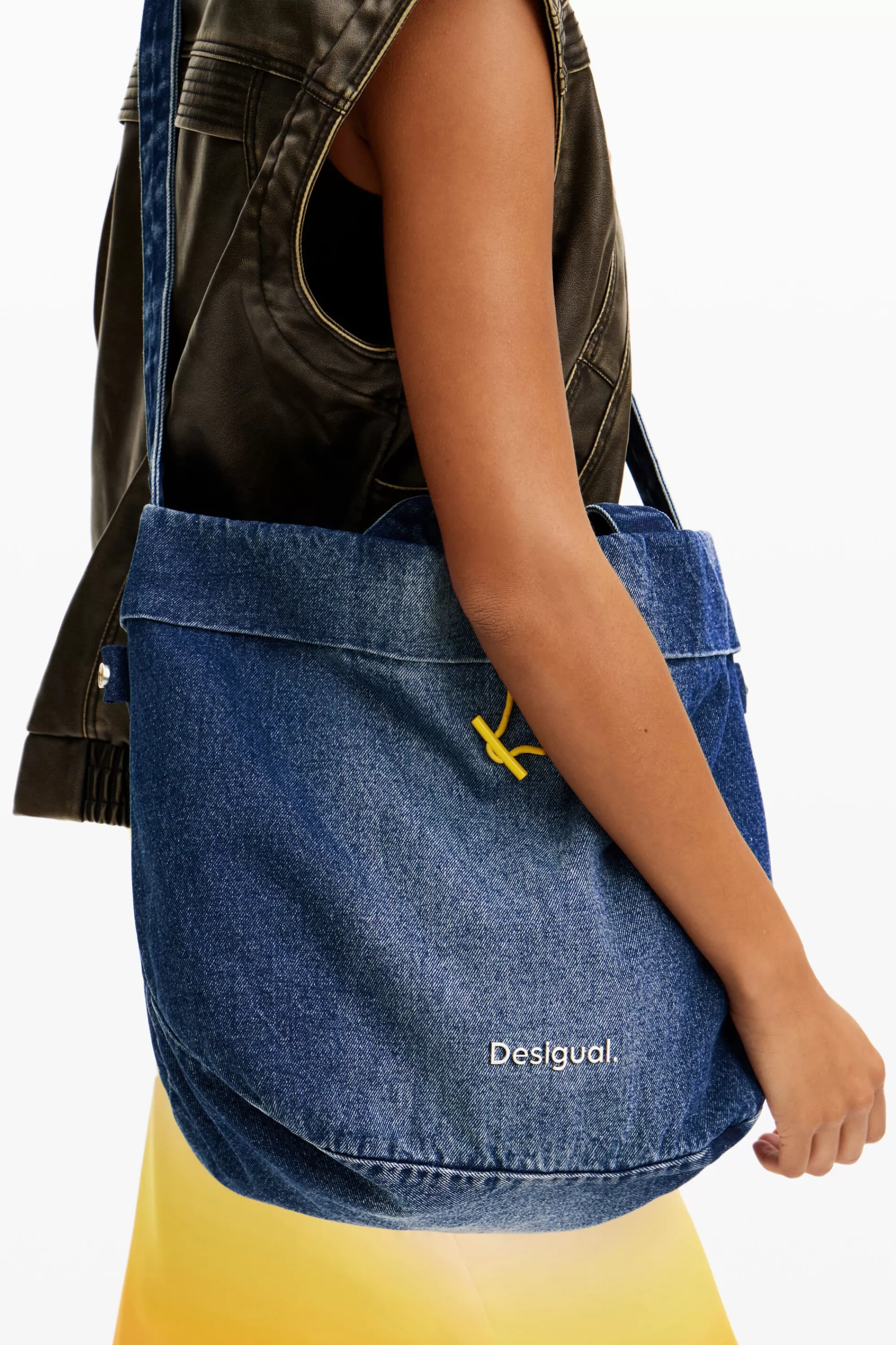 Desigual Bags | Tote Bags>Reversible denim shopper bag L