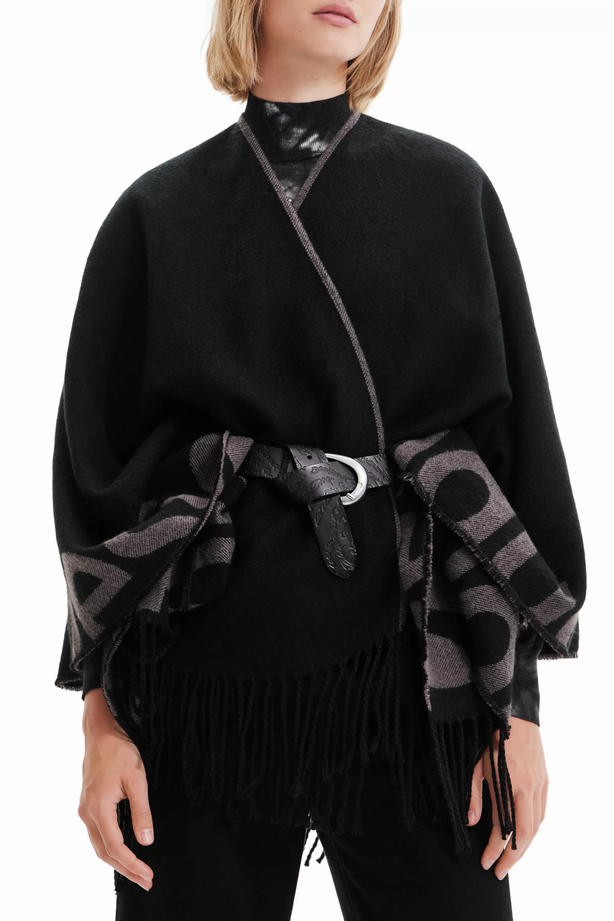 Desigual Scarves And Scarf | Ponchos>Reversible poncho