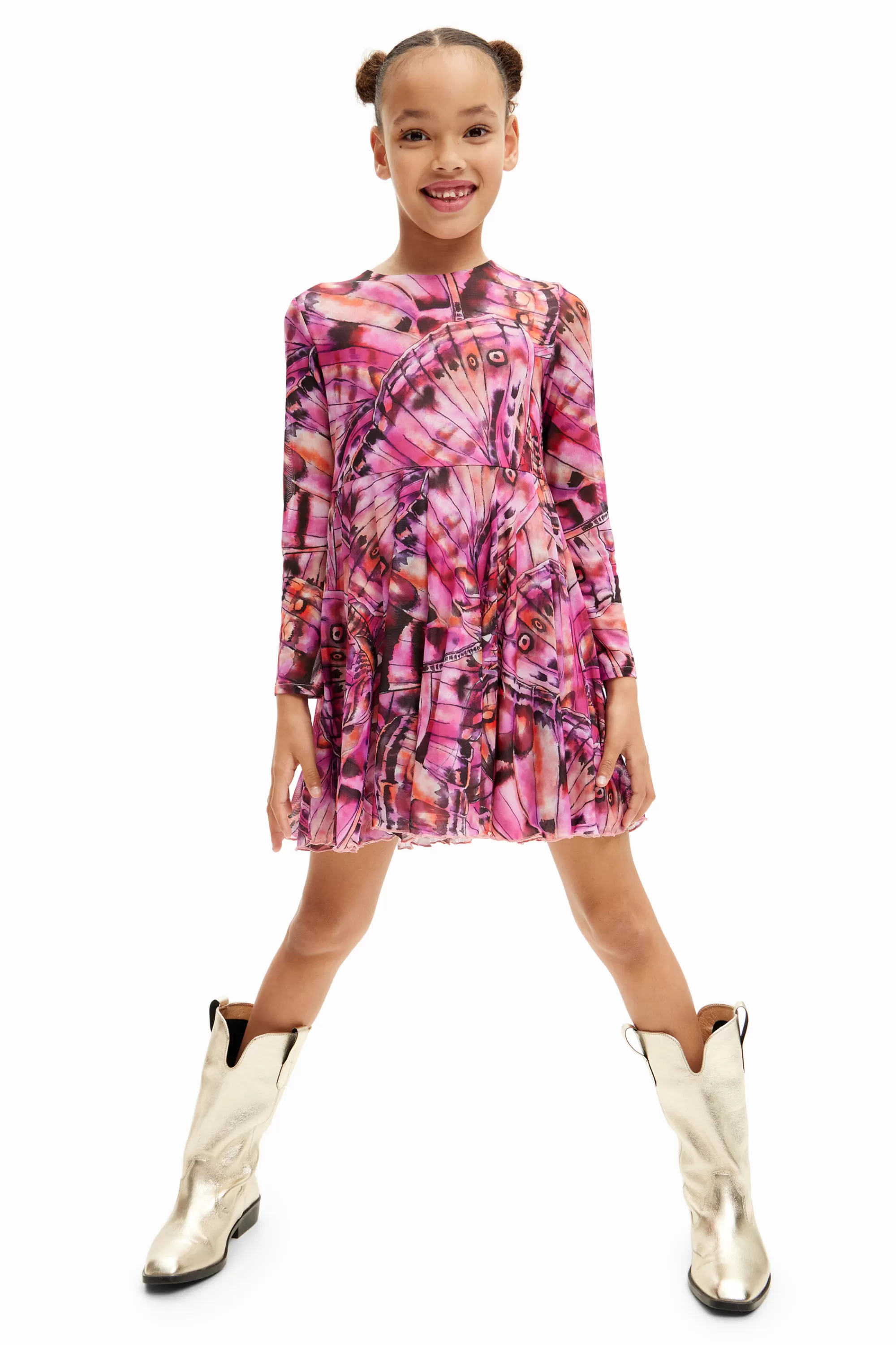 Desigual Dresses>Short dress with butterfly wings