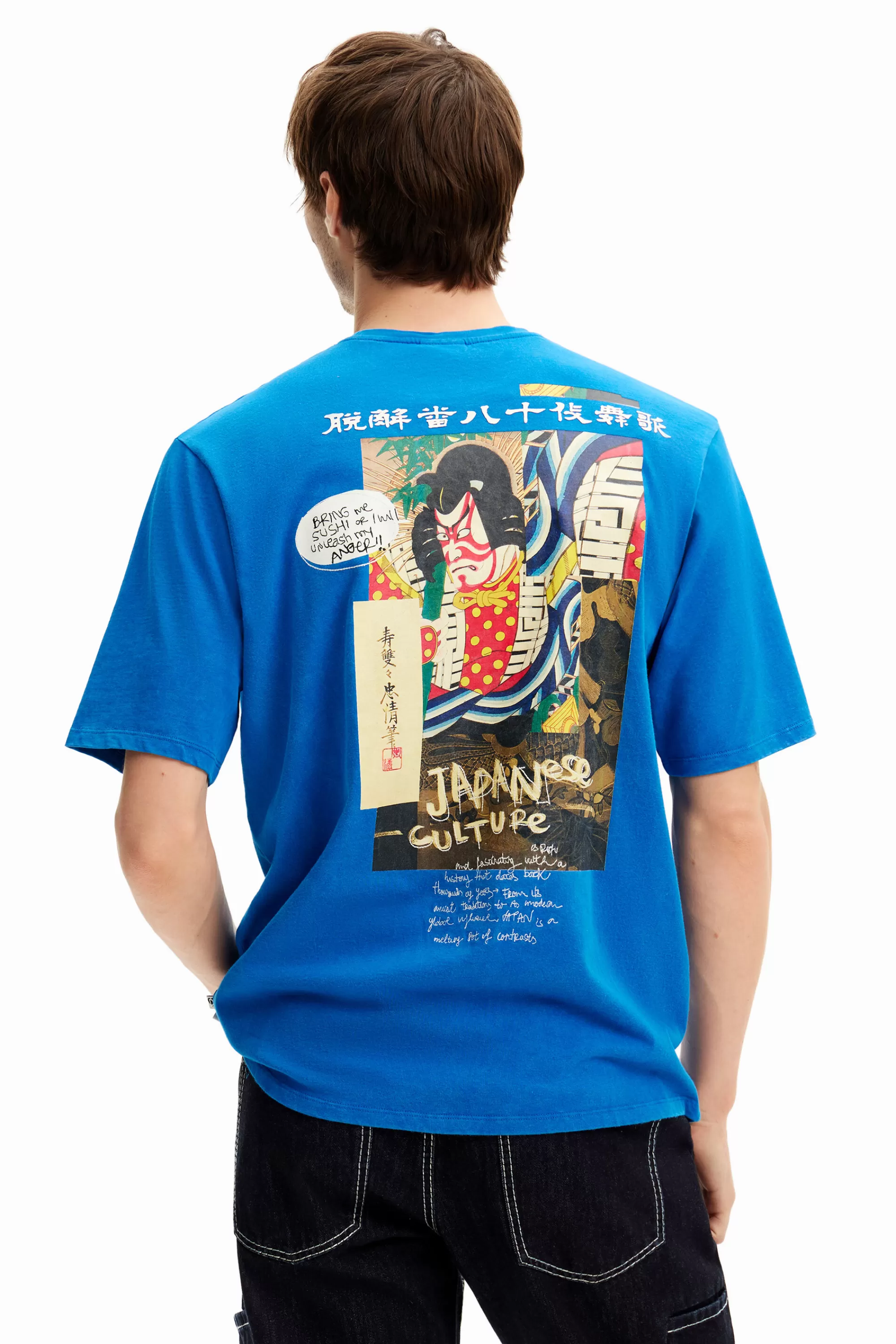 Desigual T-shirts>Short-sleeve T-shirt with illustration