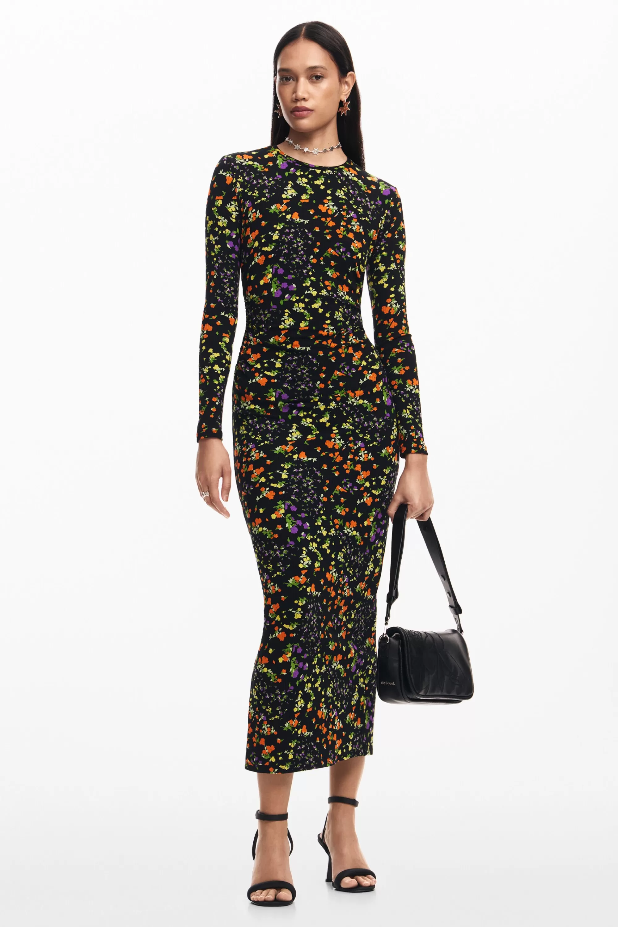 Desigual Dresses And Jumpsuits>Slim floral dress