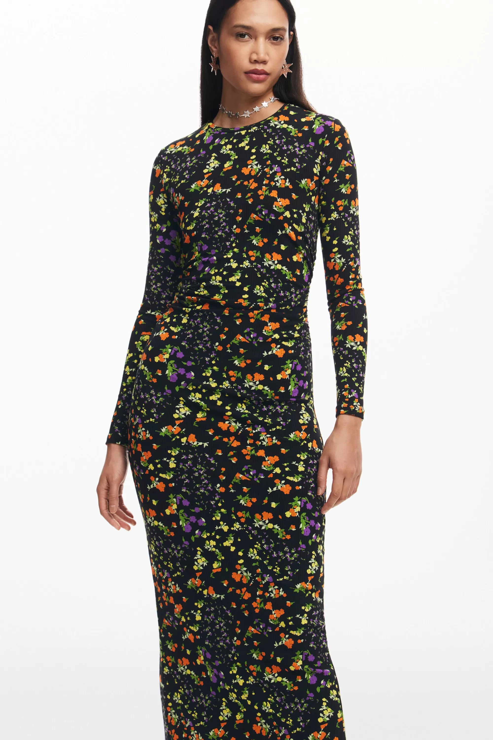 Desigual Dresses And Jumpsuits>Slim floral dress