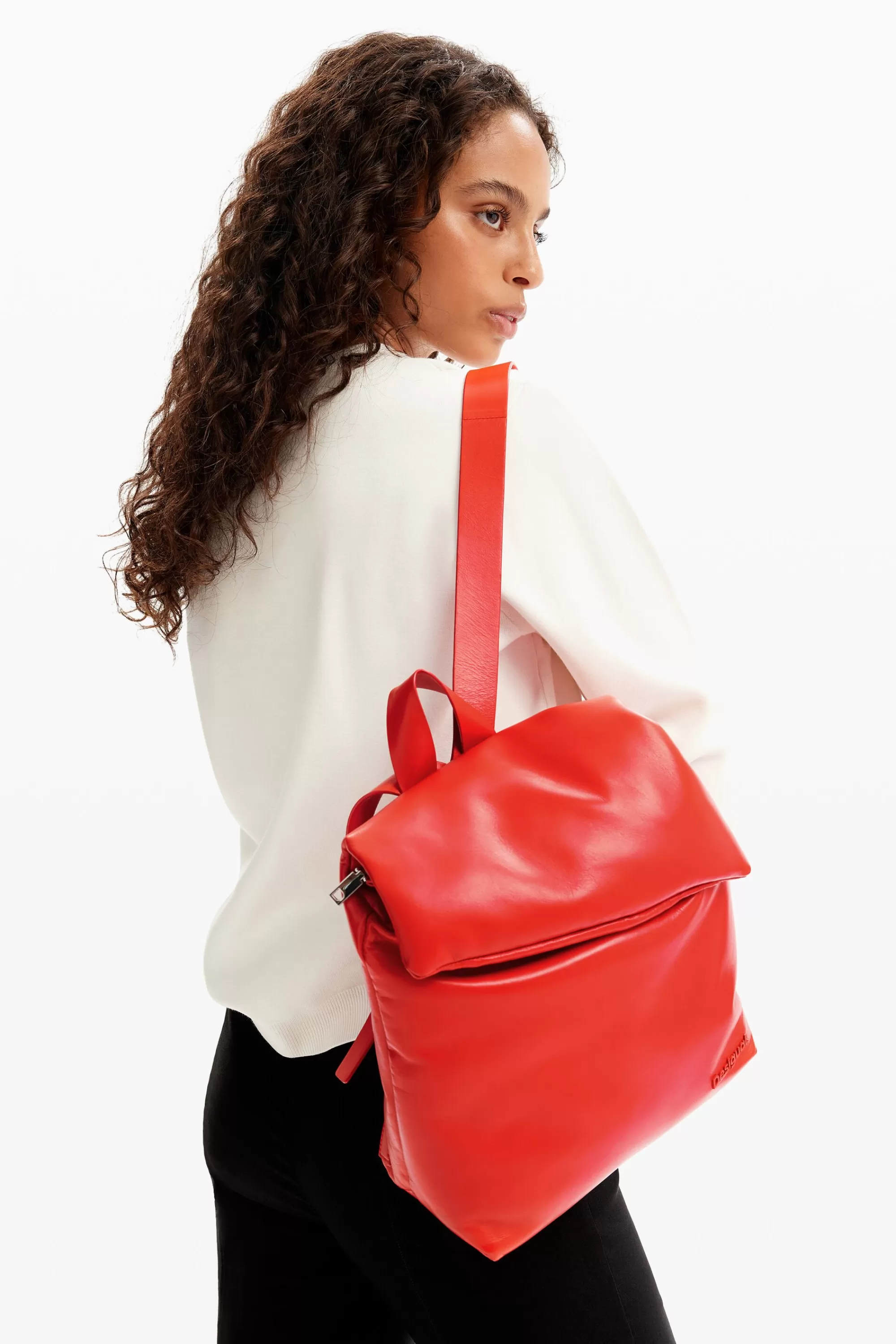 Desigual Leather Bags | Backpacks>Small leather backpack