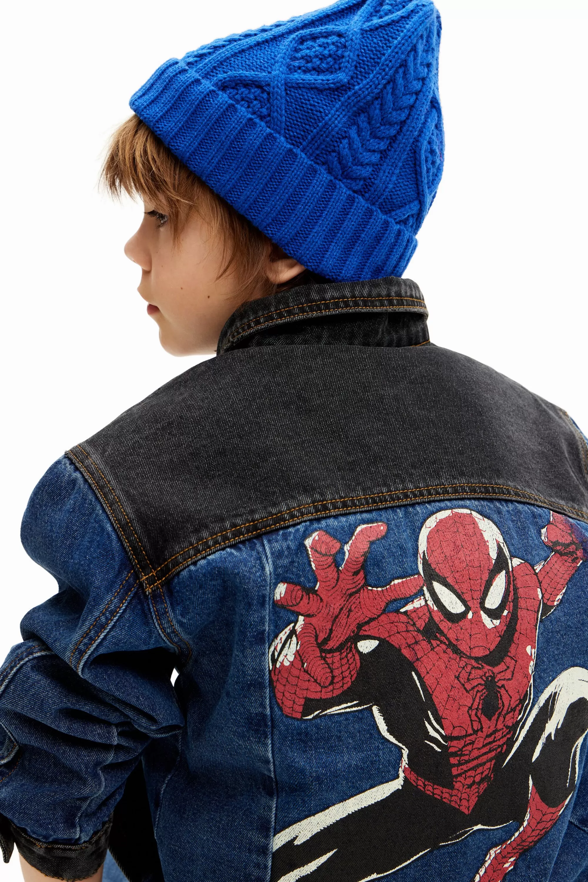 Desigual Coats And Jackets>Spiderman trucker denim jacket