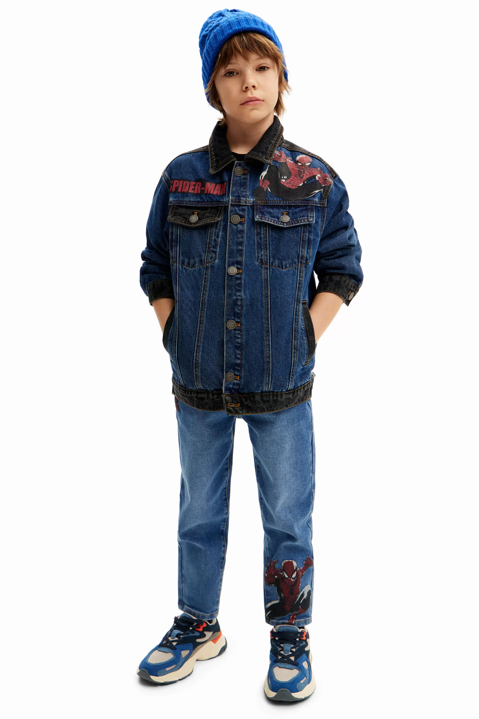 Desigual Coats And Jackets>Spiderman trucker denim jacket