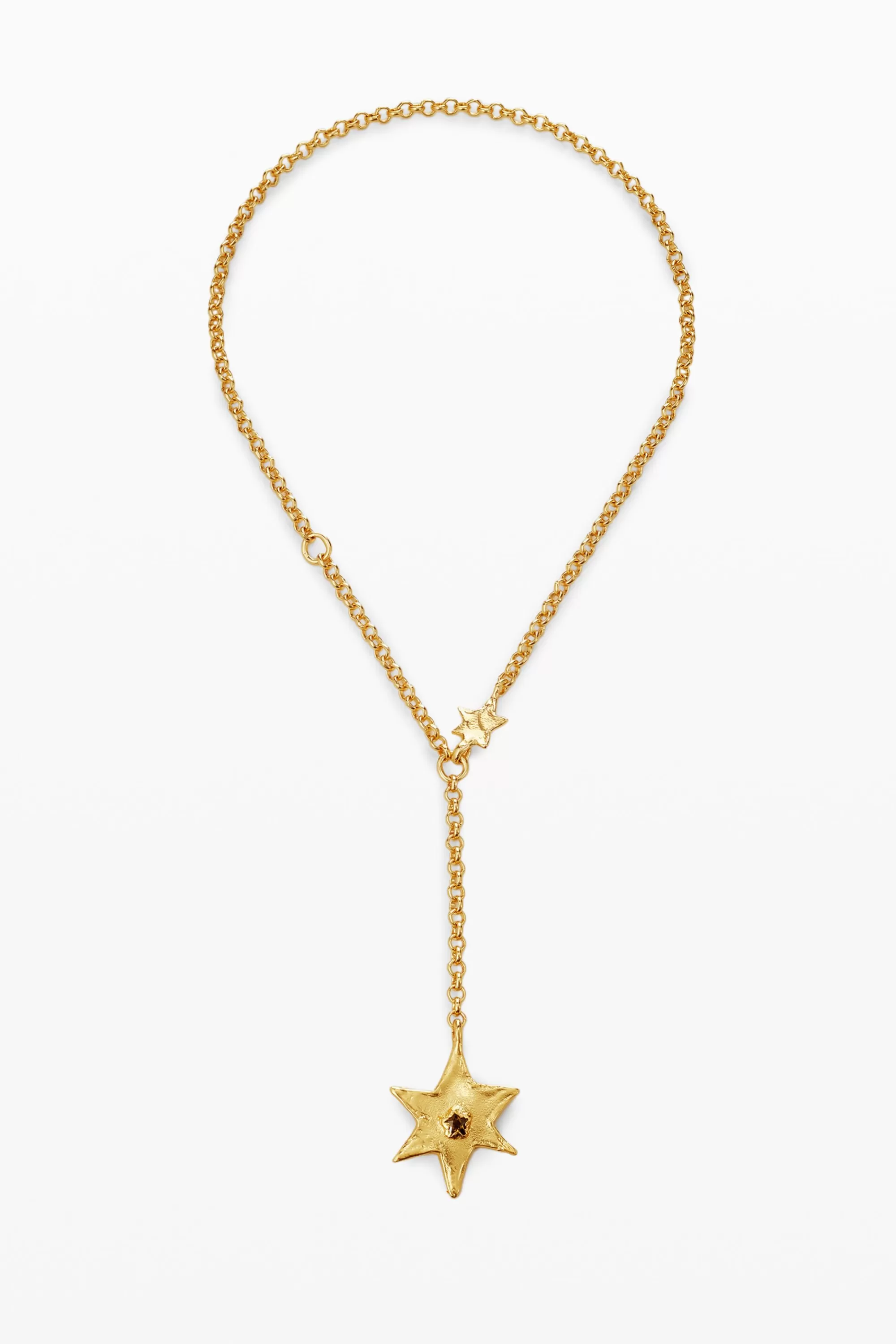 Desigual Jewelry>Star and heart necklace silver-plated Zalio