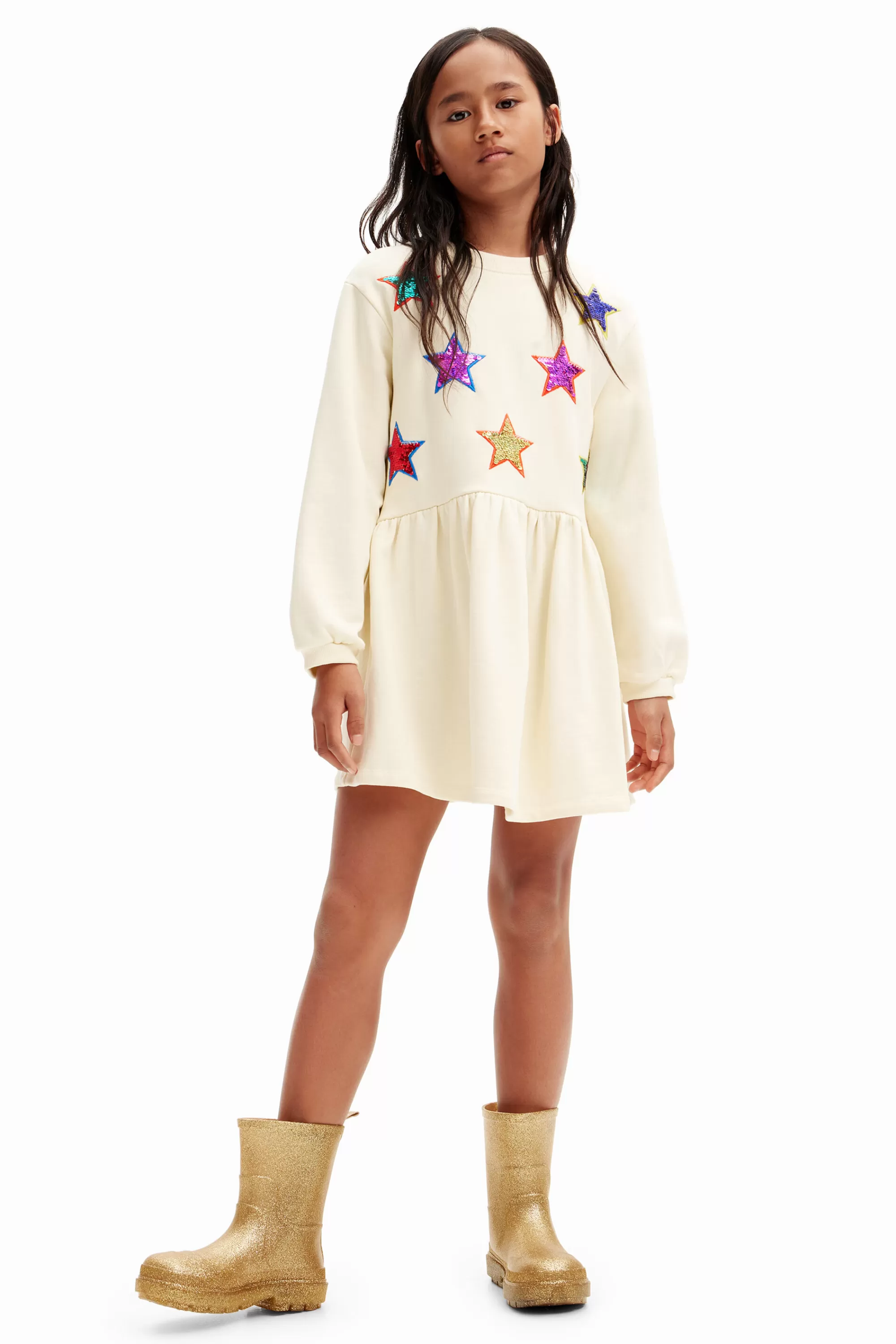 Desigual Dresses>Star dress sweatshirt