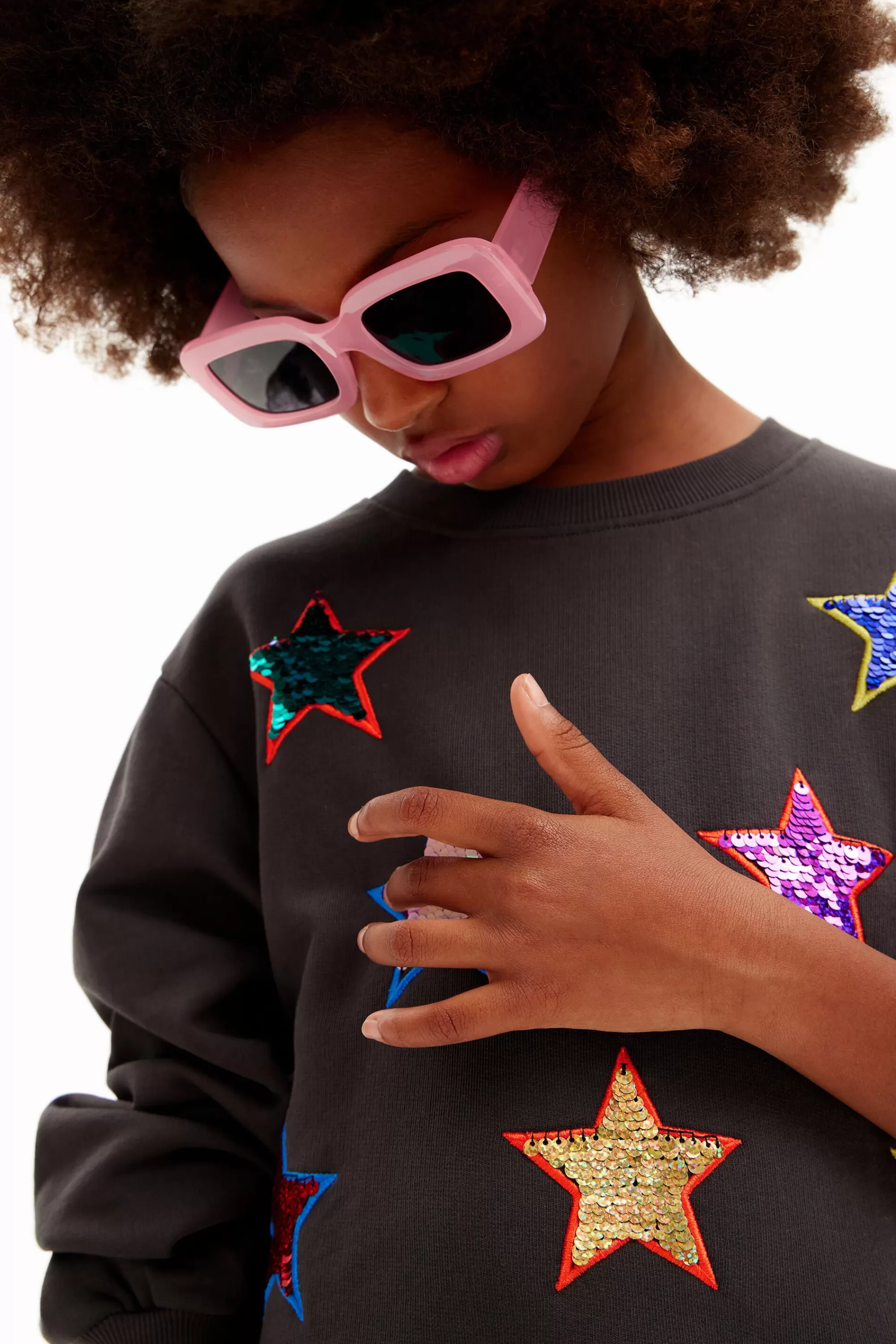 Desigual Dresses>Star dress sweatshirt