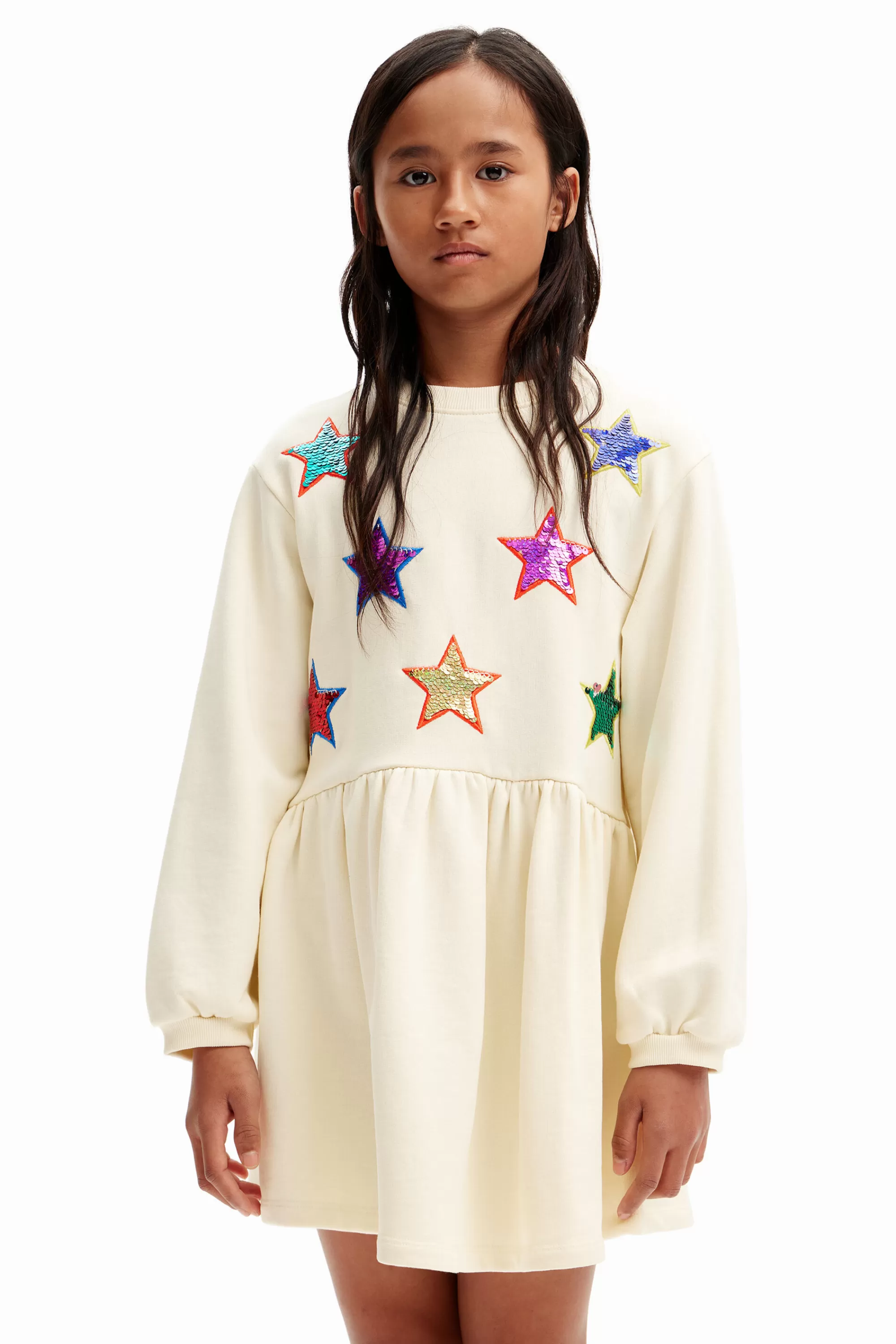 Desigual Dresses>Star dress sweatshirt