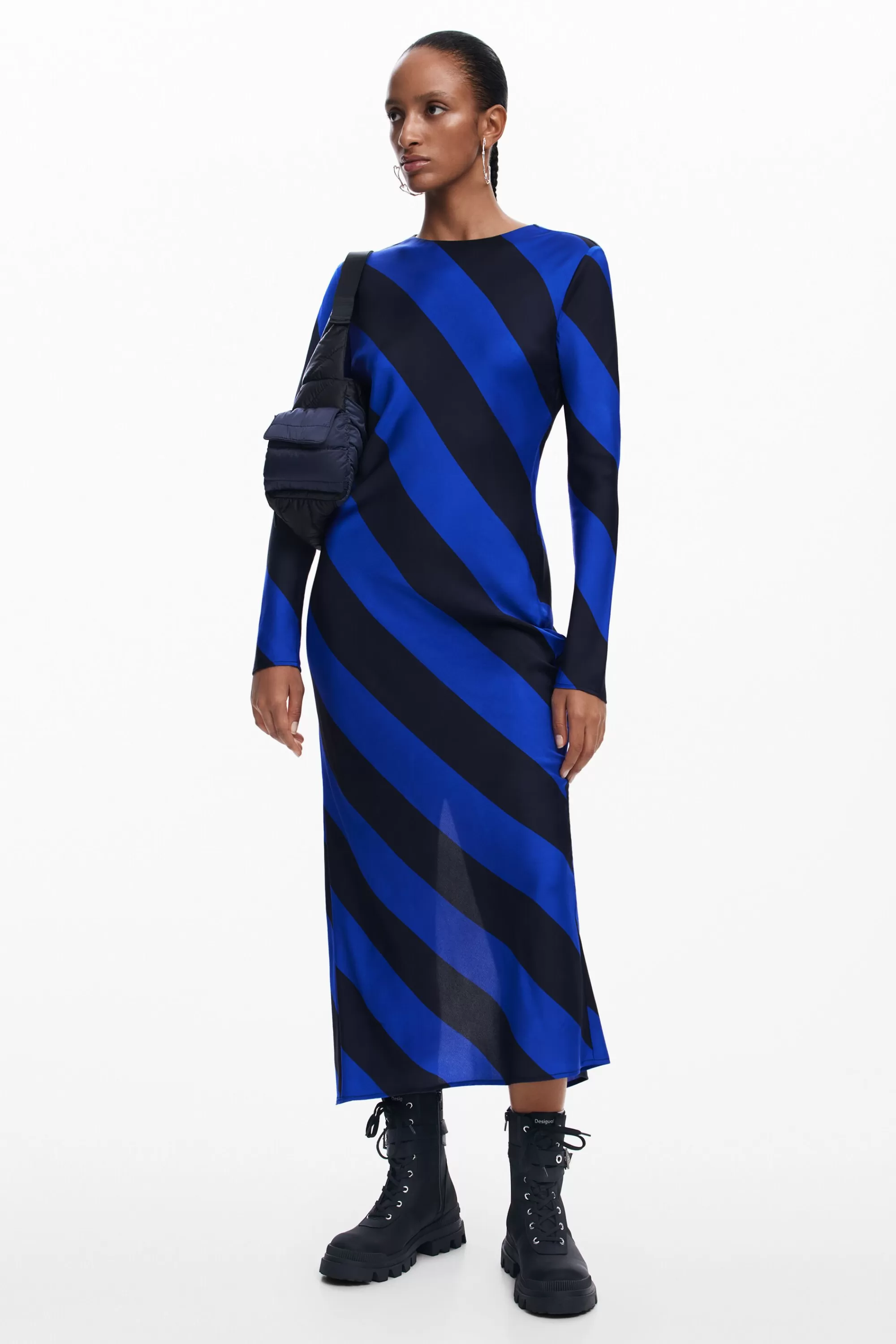 Desigual Dresses And Jumpsuits>Striped midi dress