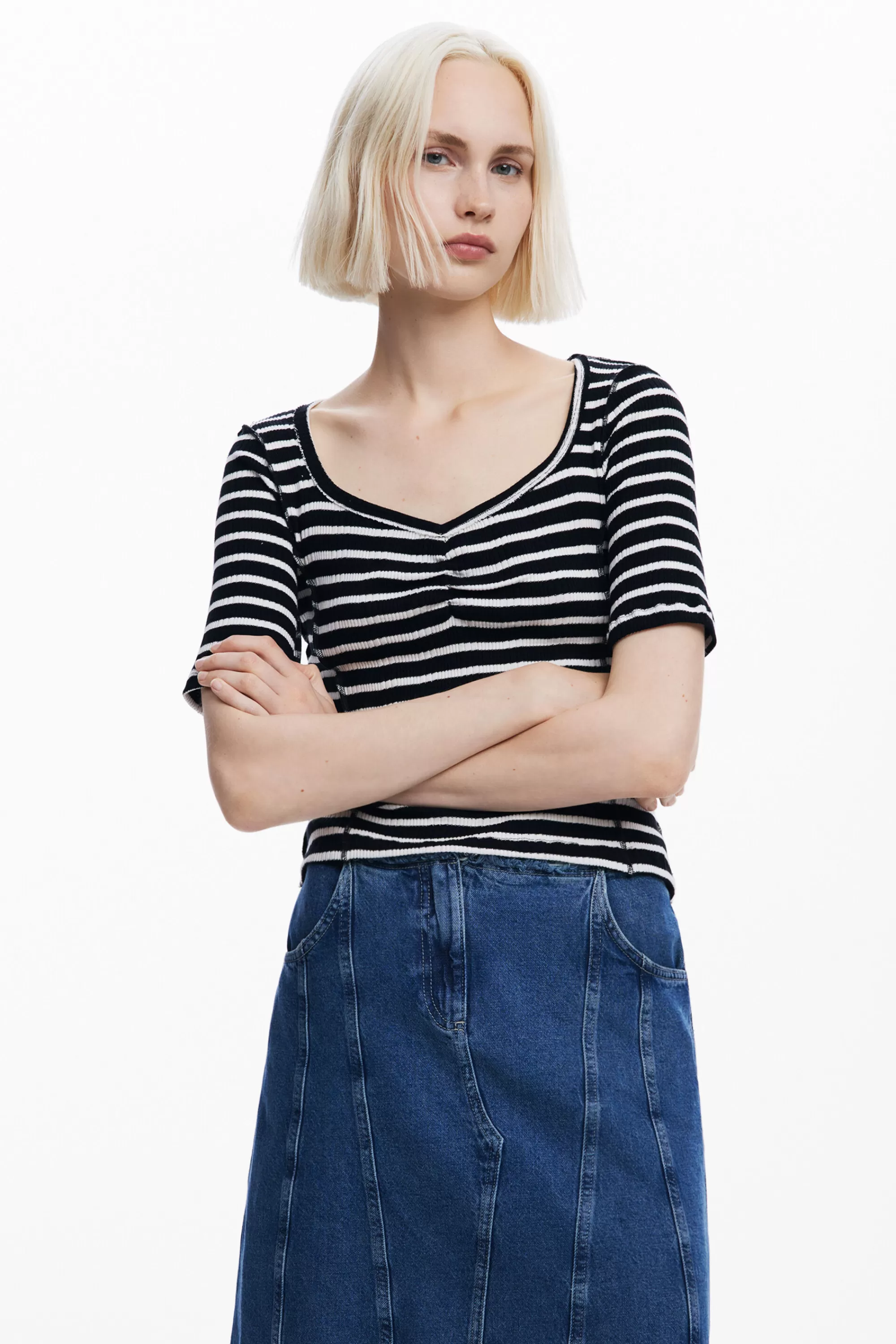 Desigual Shirts And Blouses | T-shirts>Striped T-shirt