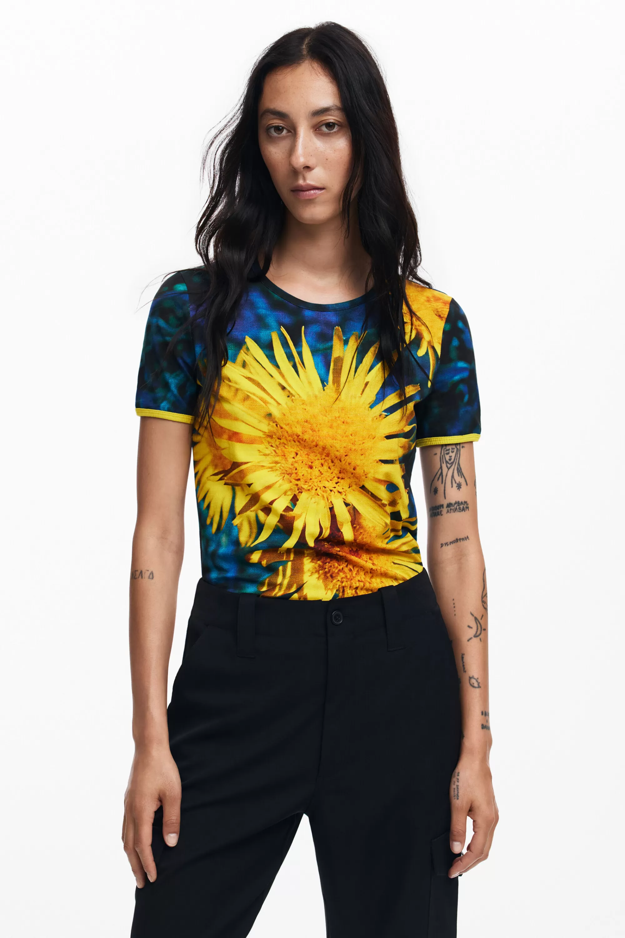 Desigual Shirts And Blouses | T-shirts>Sunflower T-shirt