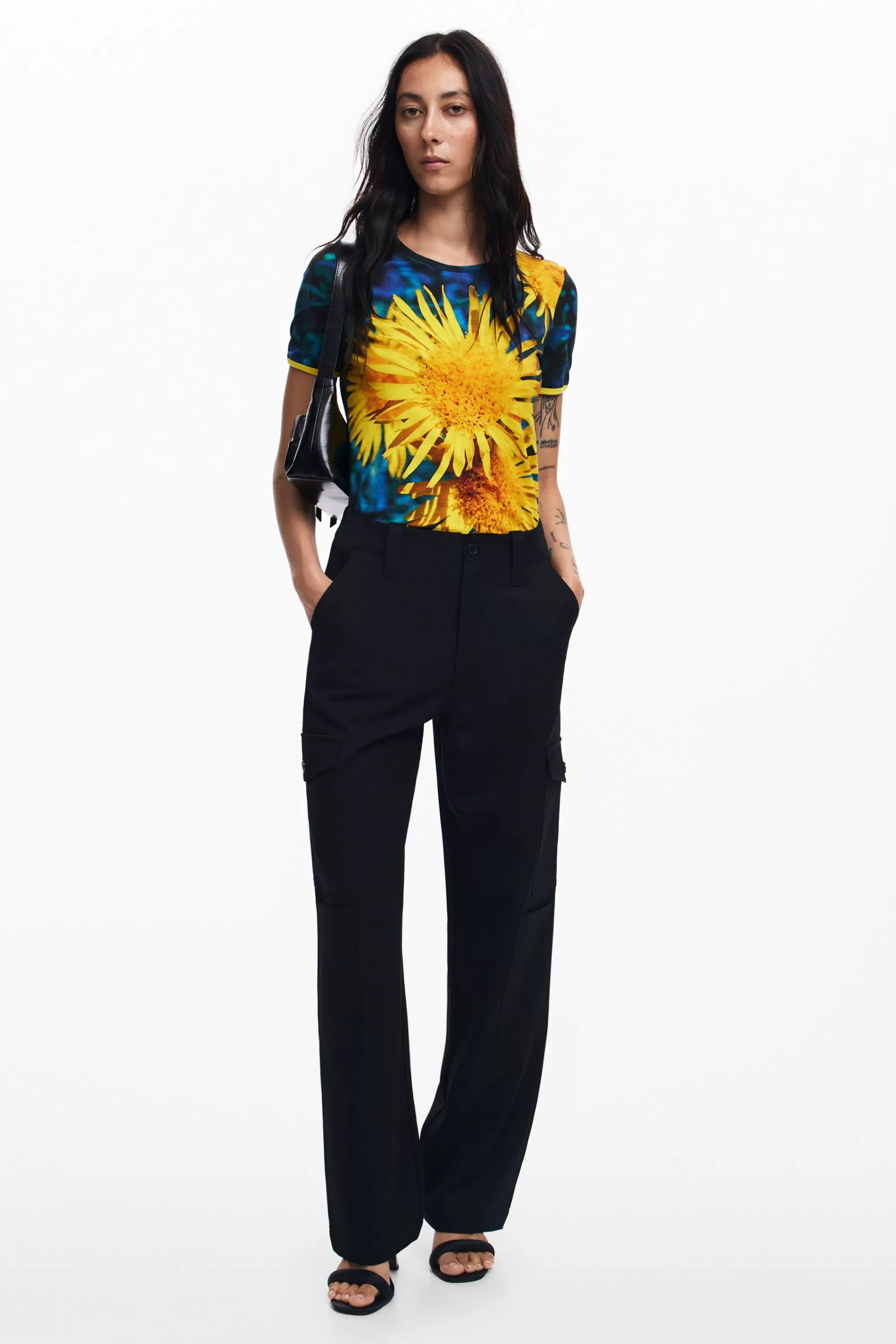 Desigual Shirts And Blouses | T-shirts>Sunflower T-shirt