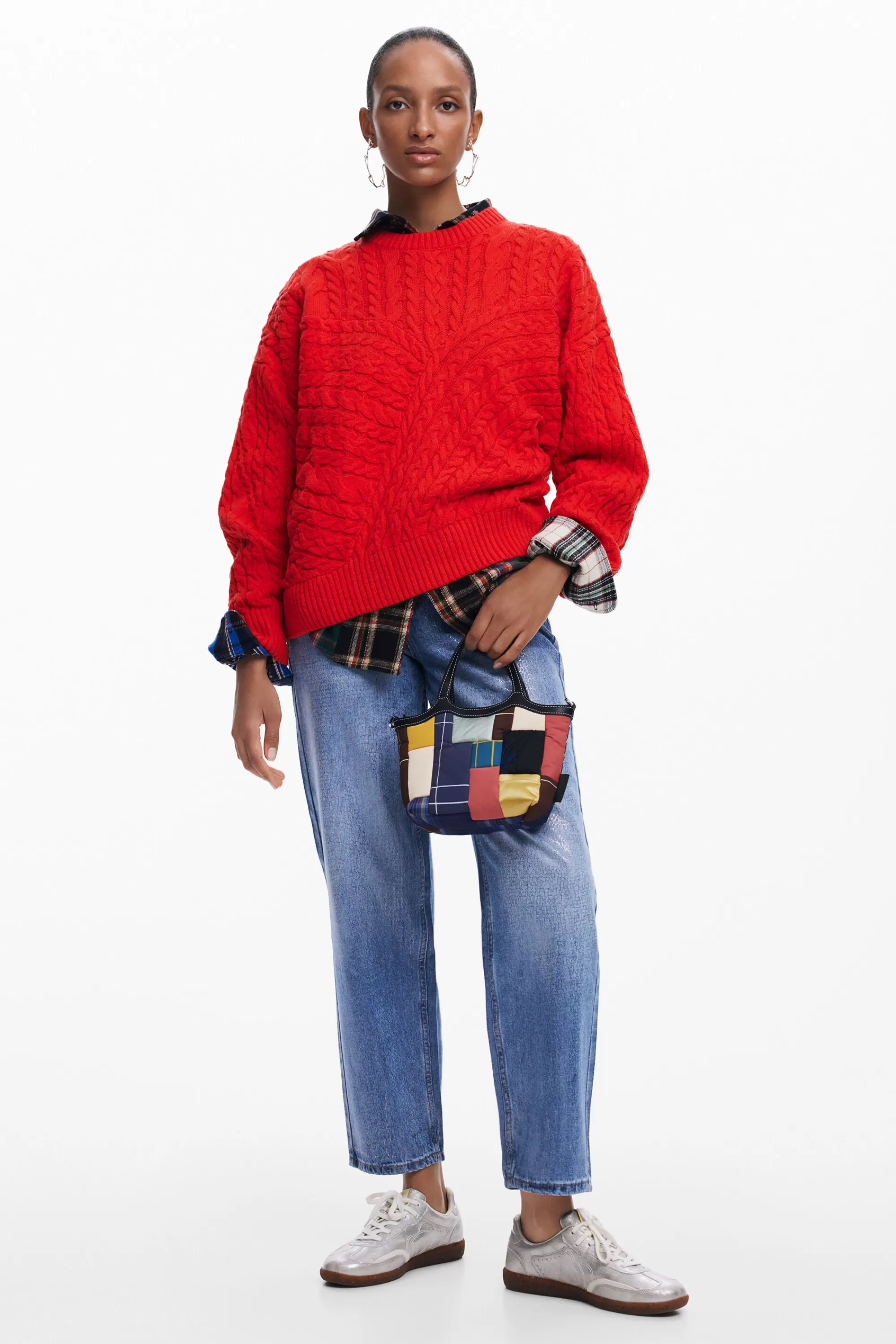 Desigual Knitwear | Sweaters>Textured knit sweater