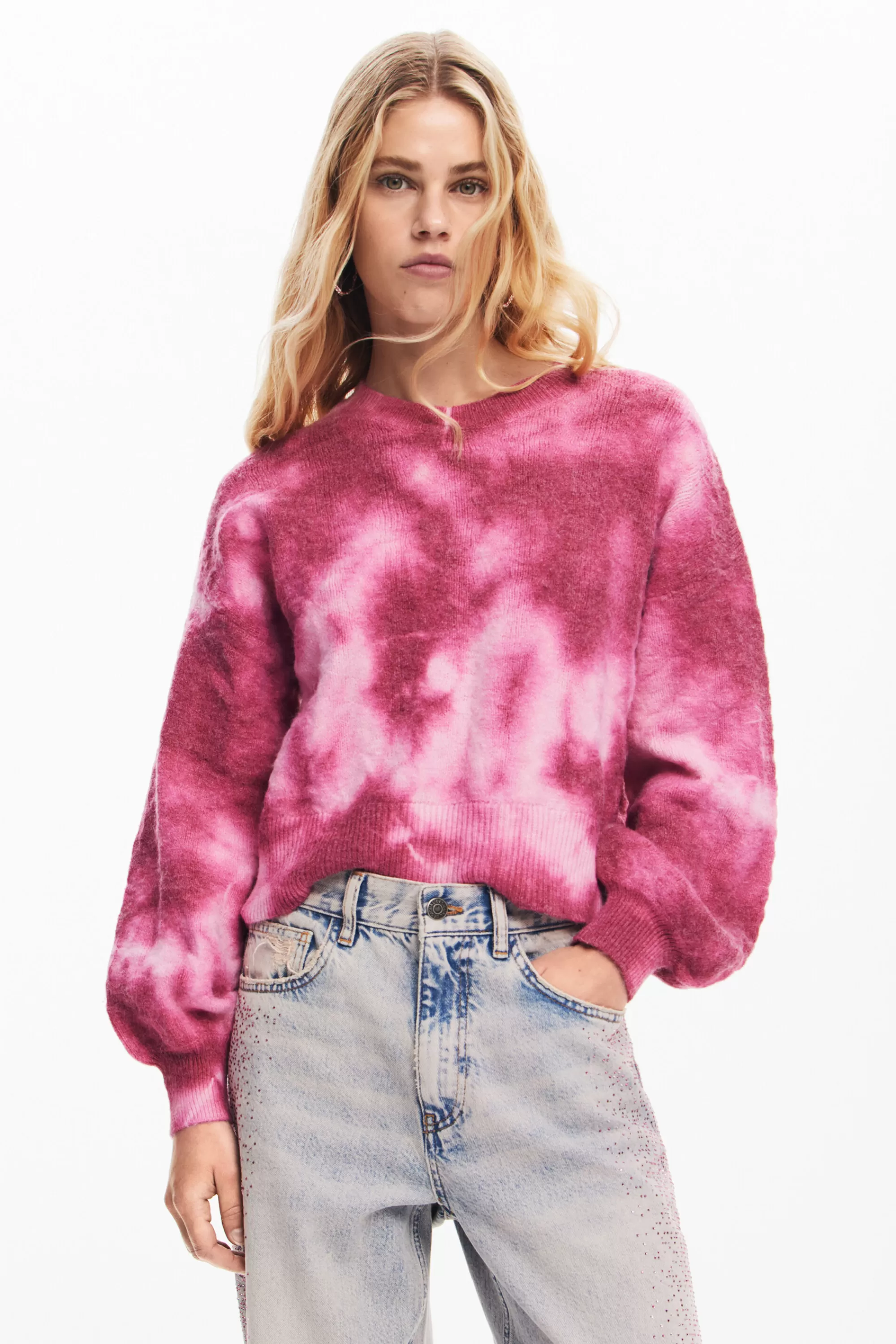 Desigual Knitwear | Sweaters>Tie-dye sweater