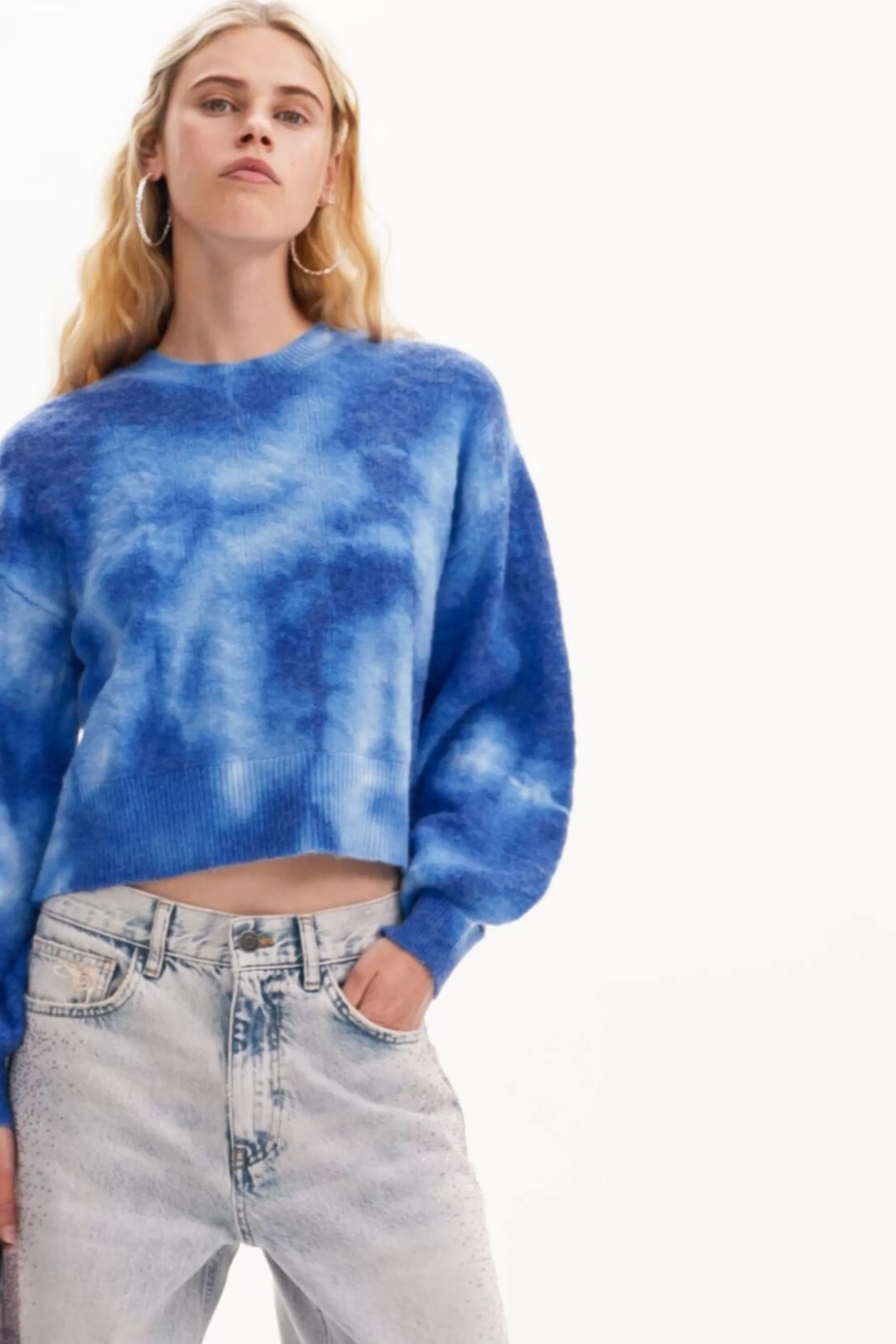 Desigual Knitwear | Sweaters>Tie-dye sweater