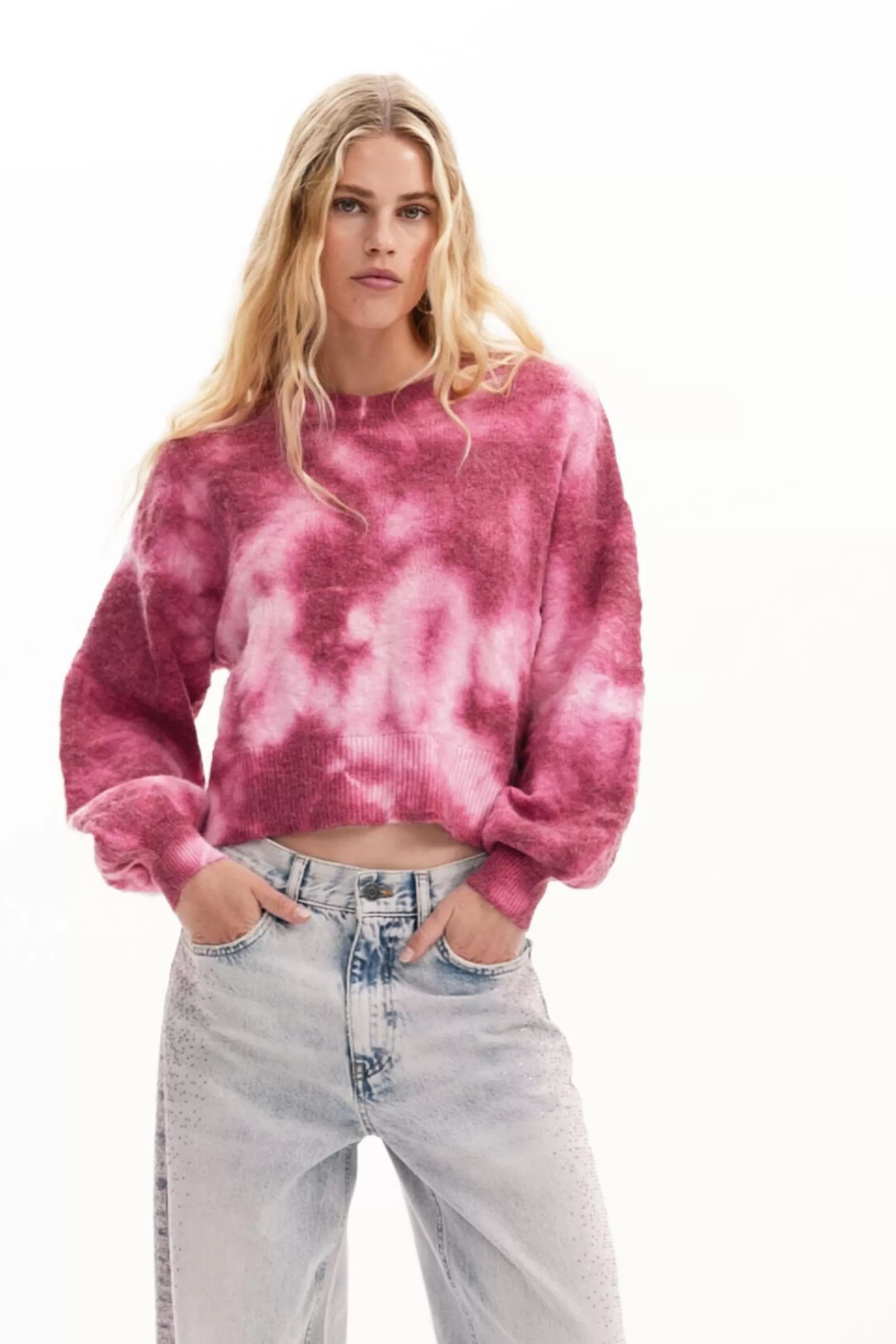 Desigual Knitwear | Sweaters>Tie-dye sweater