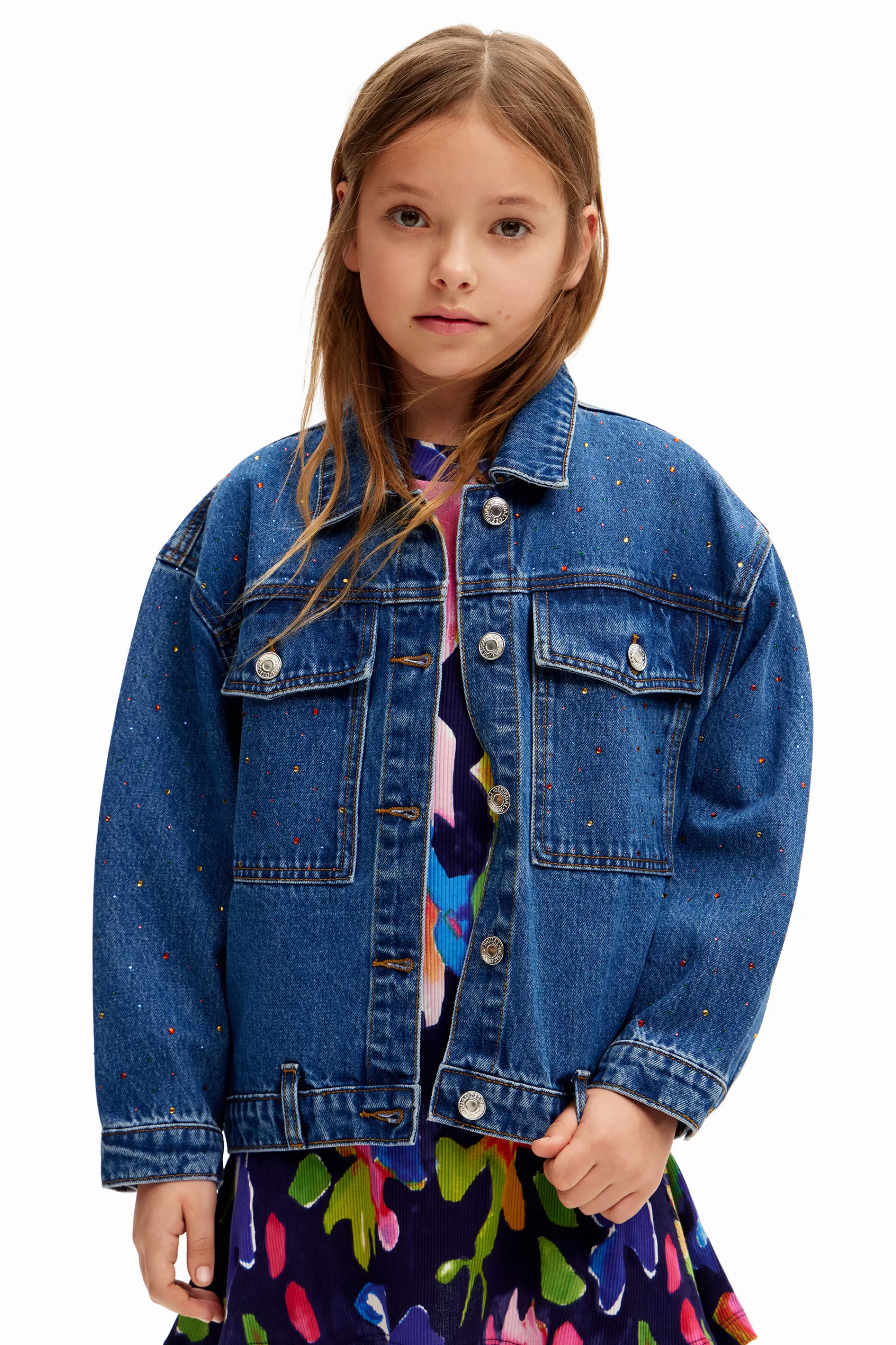 Desigual Coats And Jackets>Trucker denim jacket