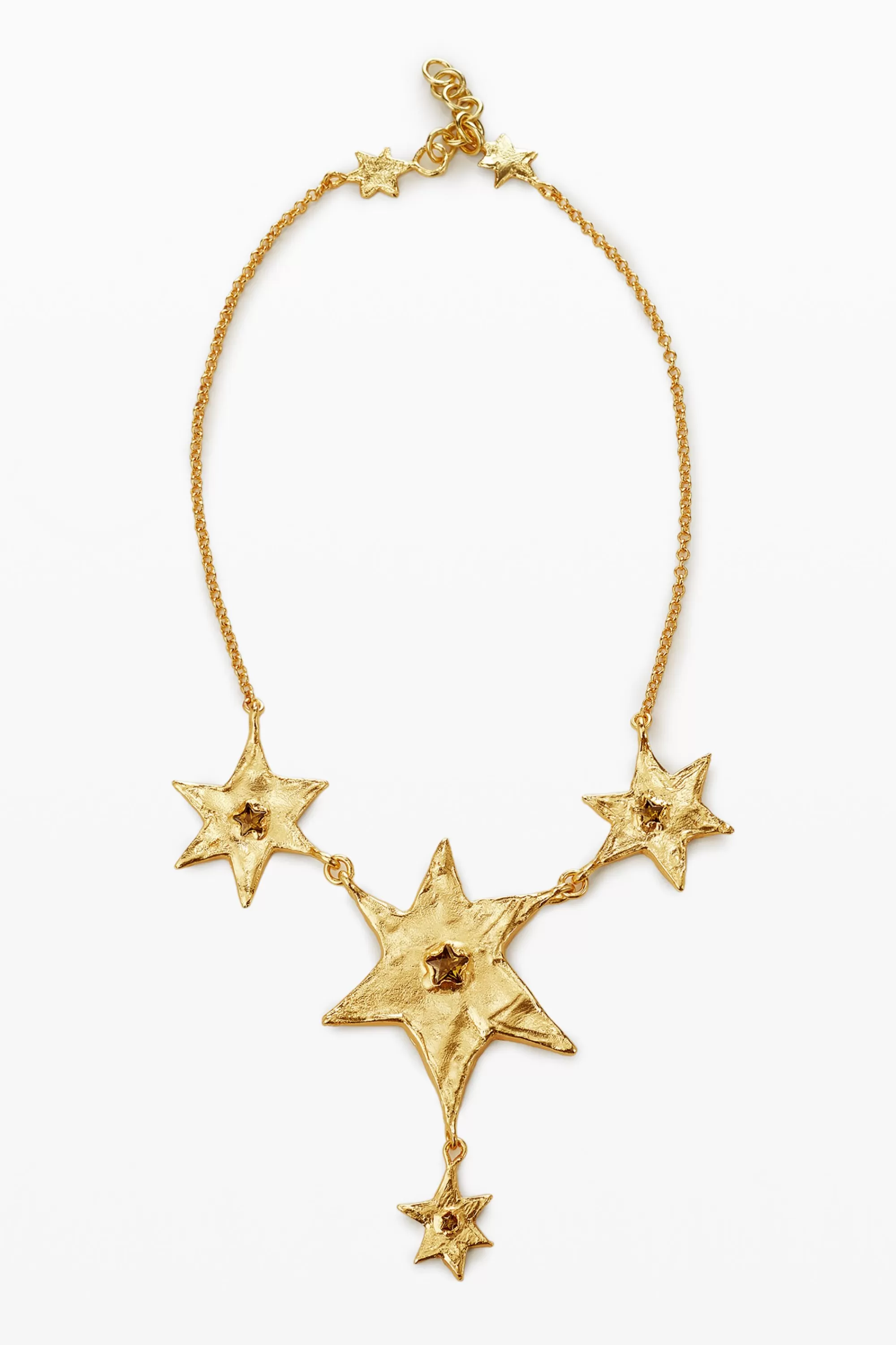 Desigual Jewelry>Zalio chain necklace with hanging stars