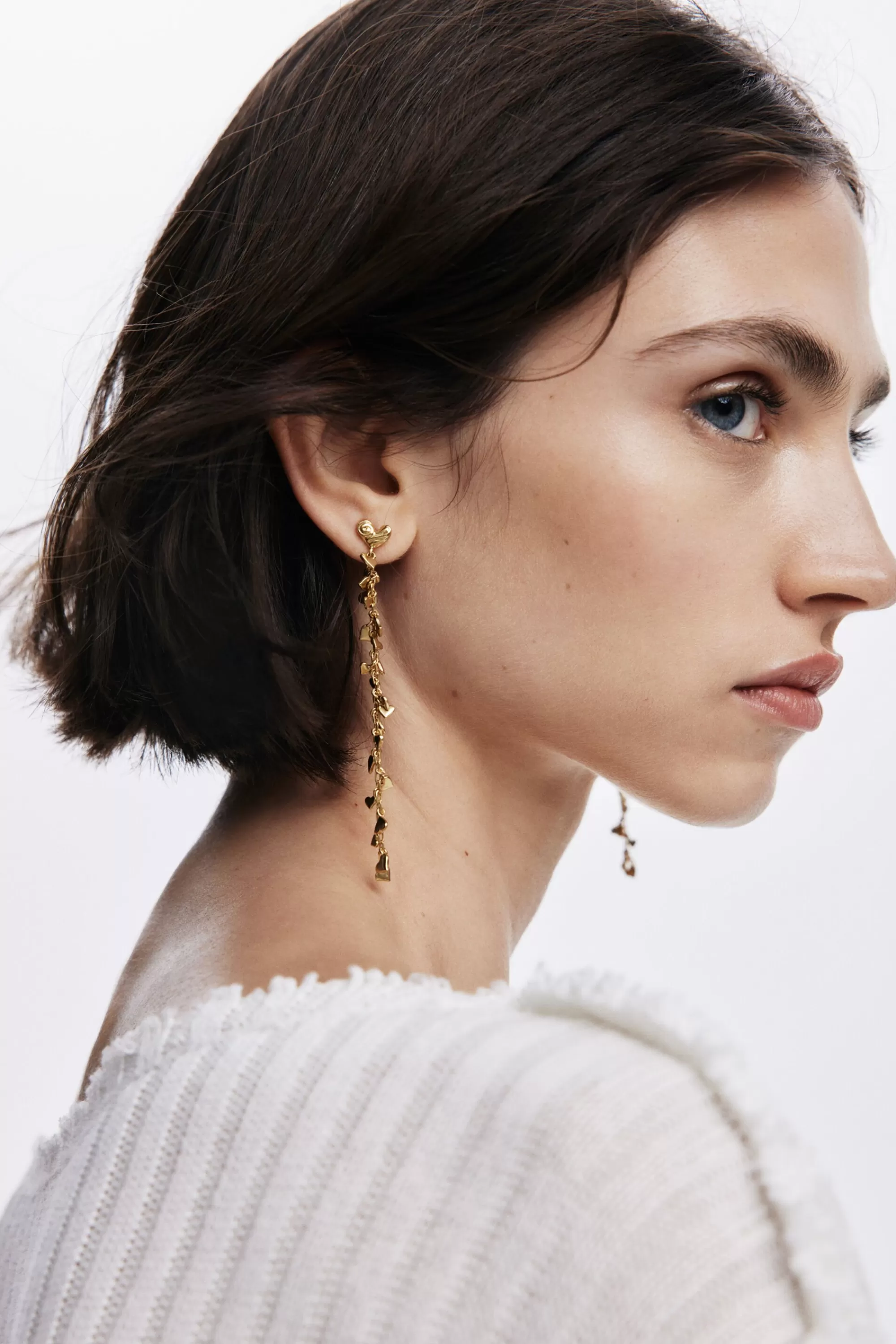 Desigual Jewelry>Zalio gold-plated cascade earrings