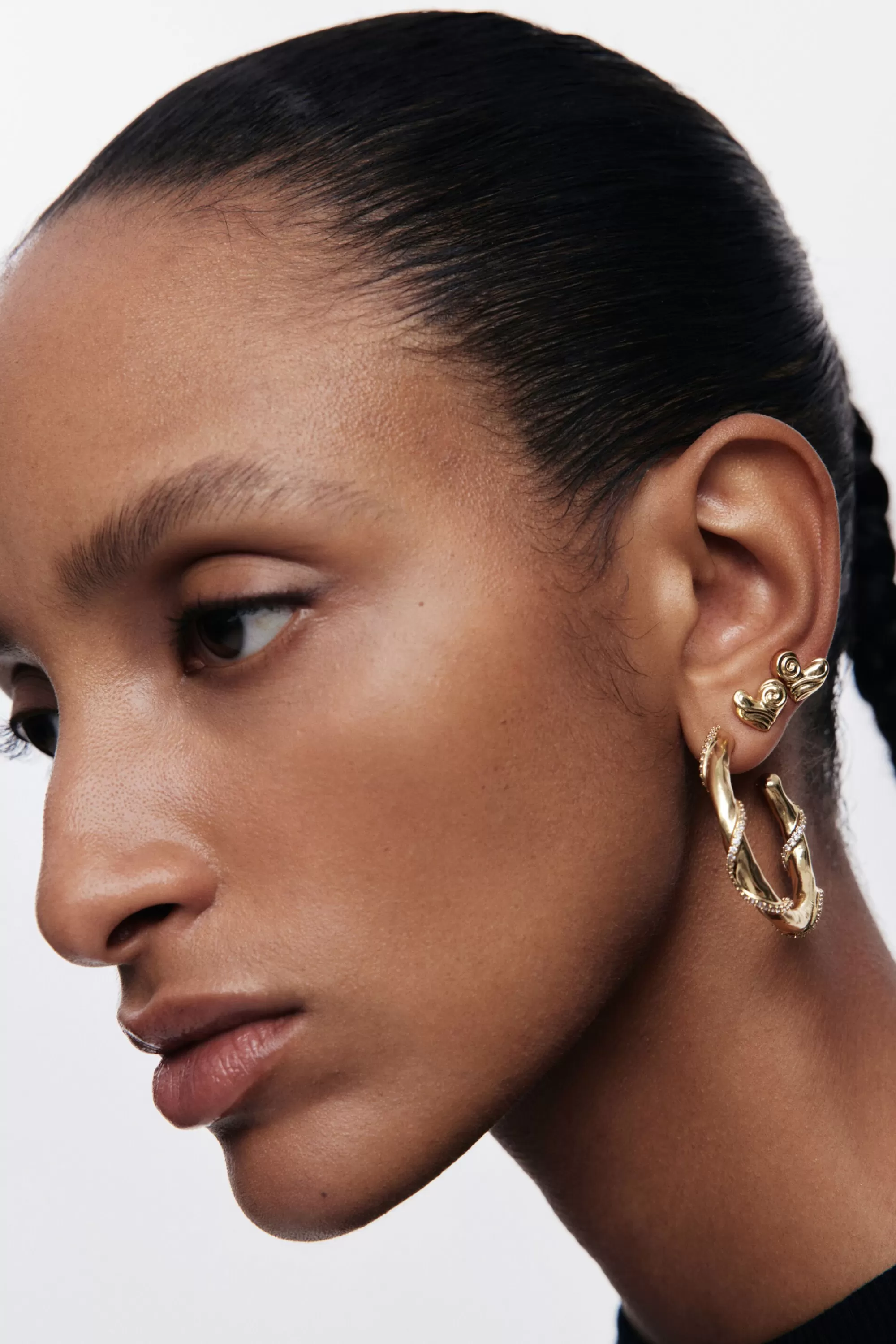 Desigual Jewelry>Zalio gold-plated crystal earrings