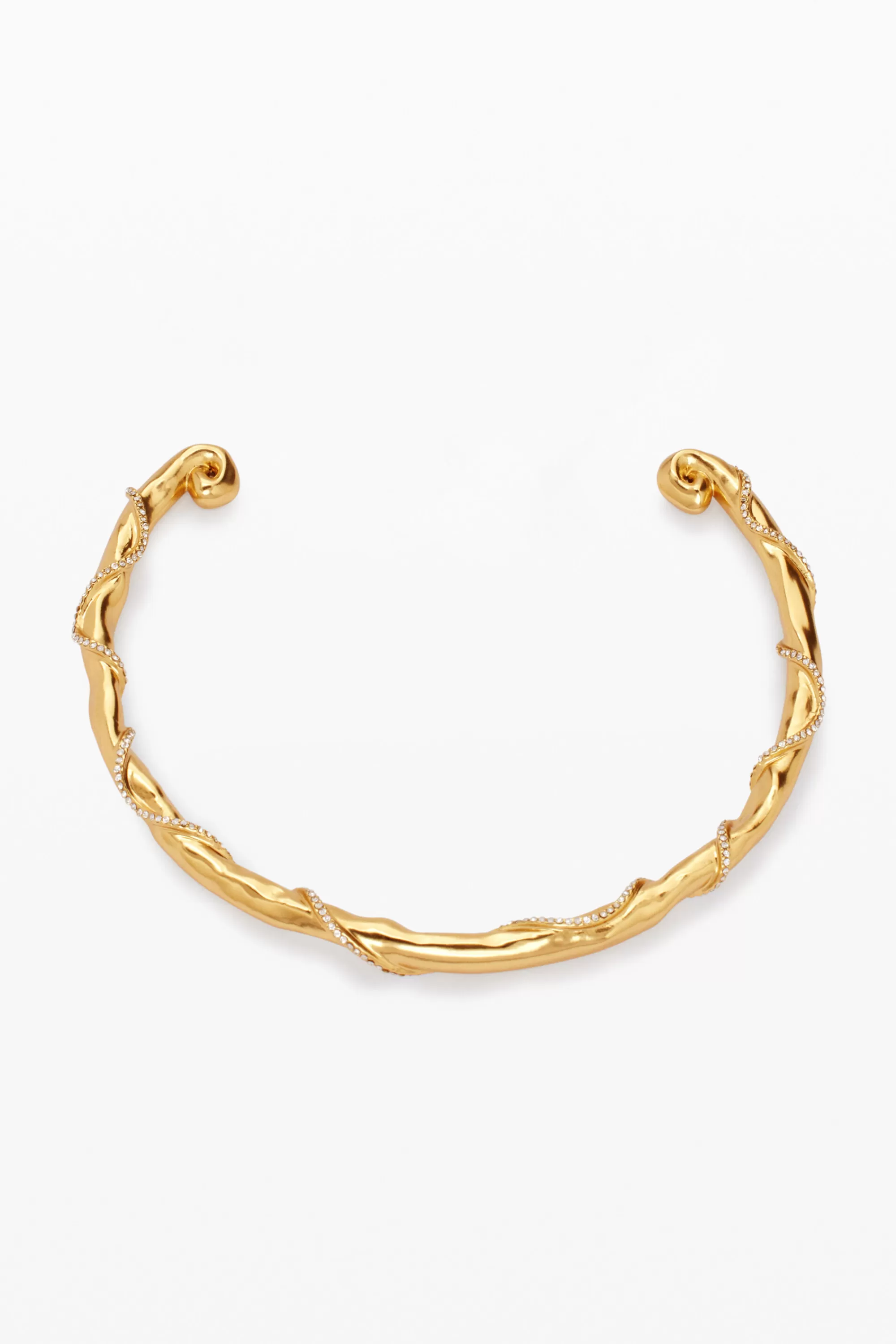 Desigual Jewelry>Zalio gold-plated rigid necklace