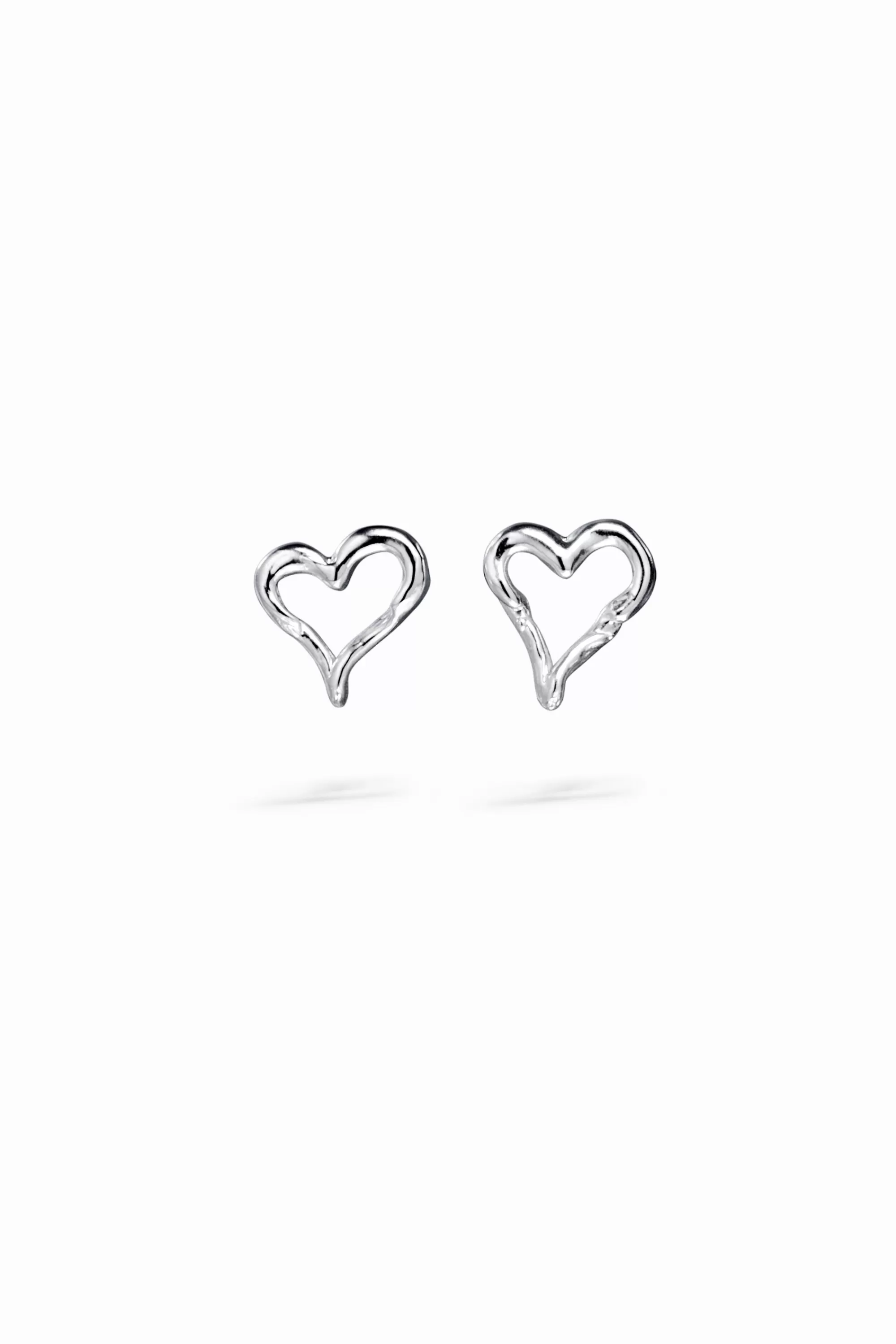 Desigual Jewelry>Zalio silver-plated heart earrings