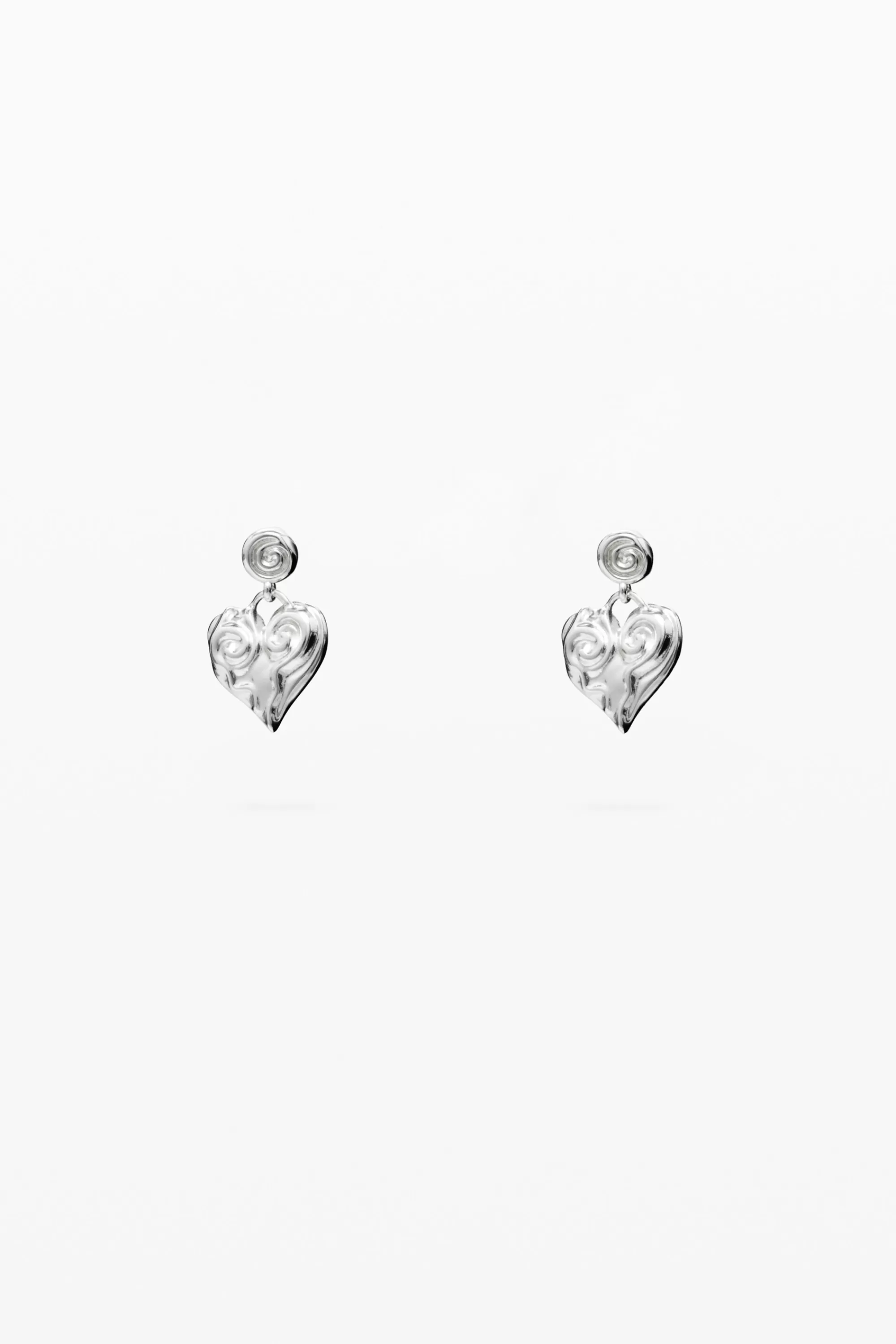 Desigual Jewelry>Zalio silver-plated heart earrings