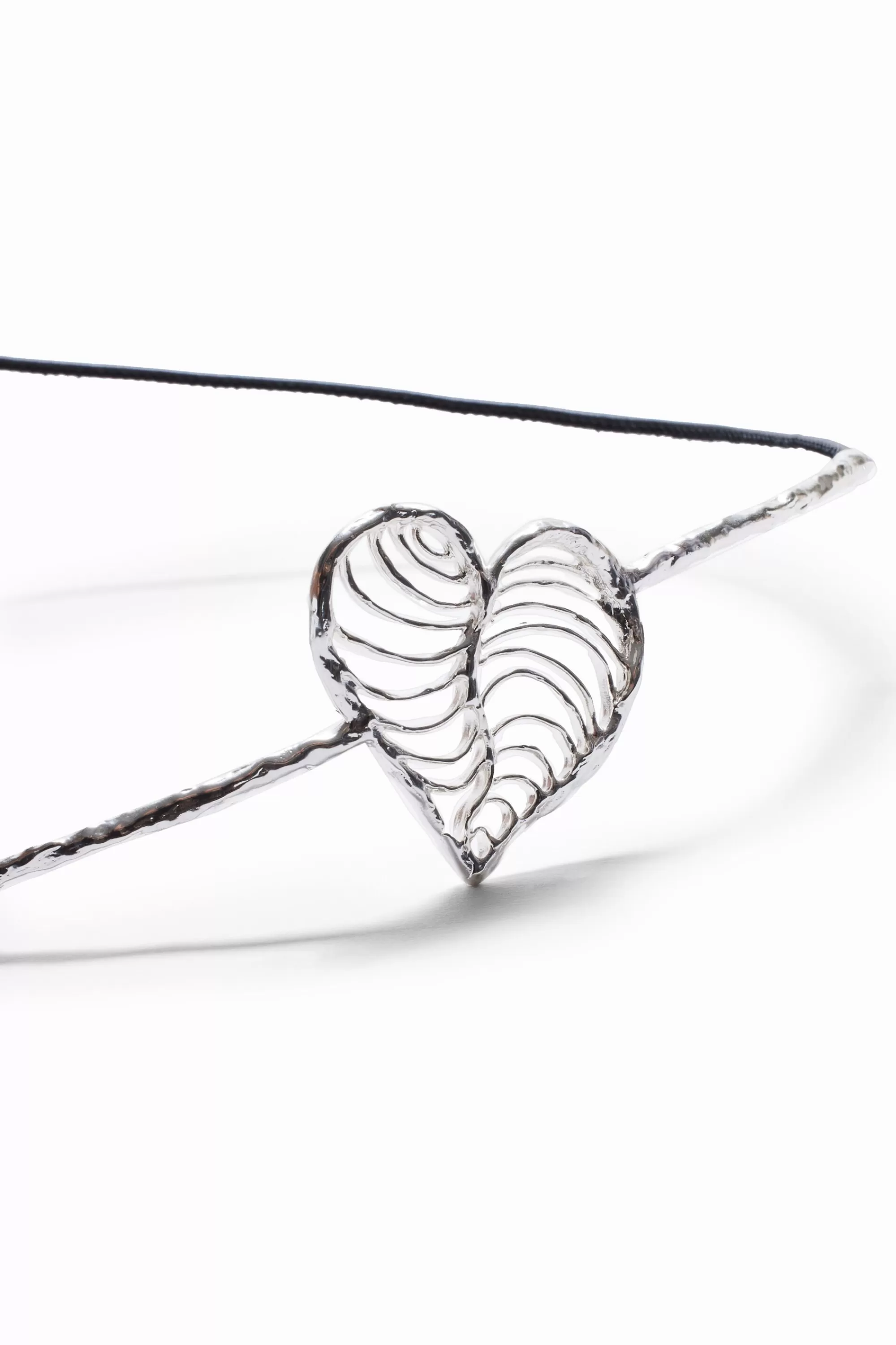 Desigual Belts | Jewelry>Zalio silver-plated heart leather belt