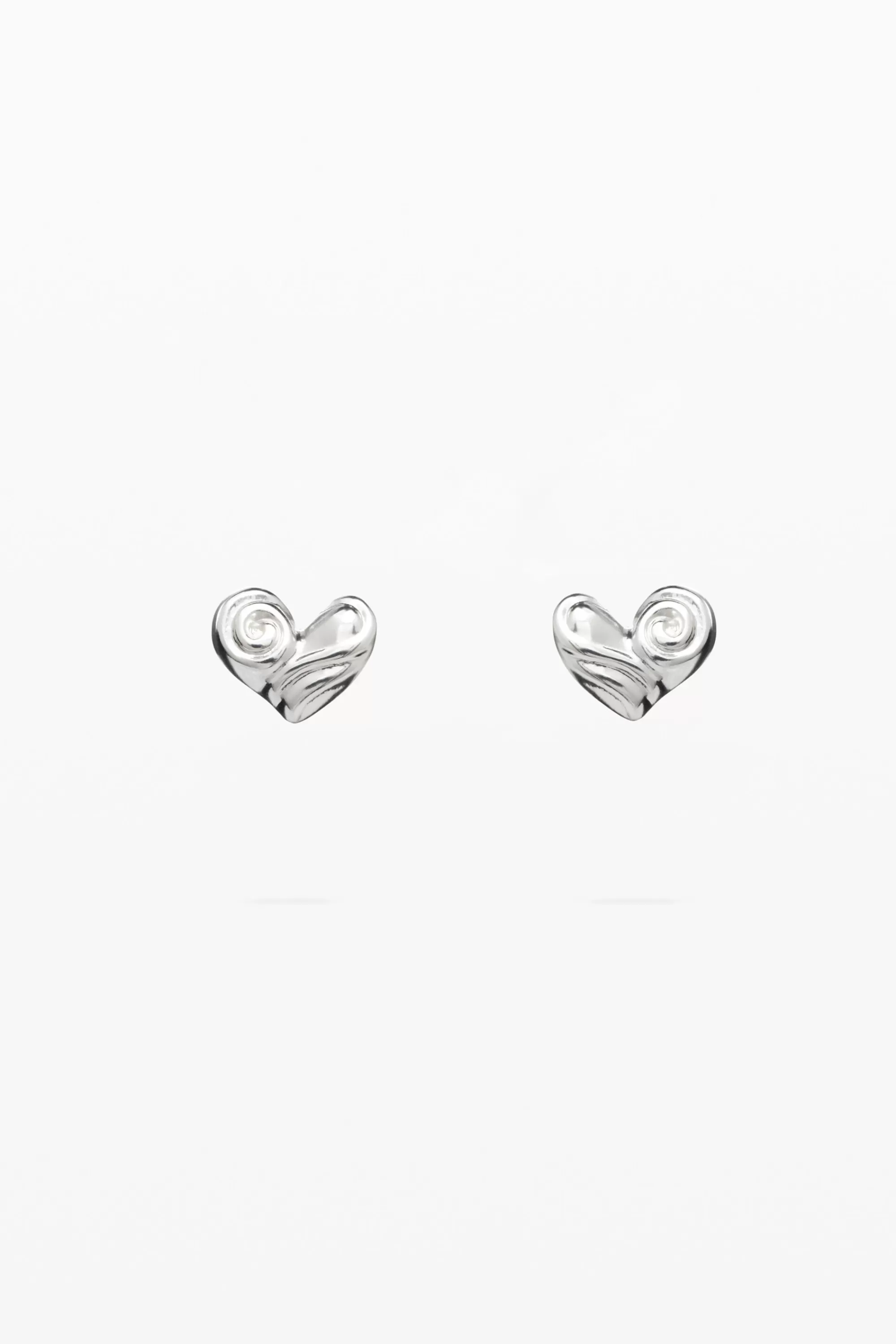 Desigual Jewelry>Zalio silver-plated heart stud earrings