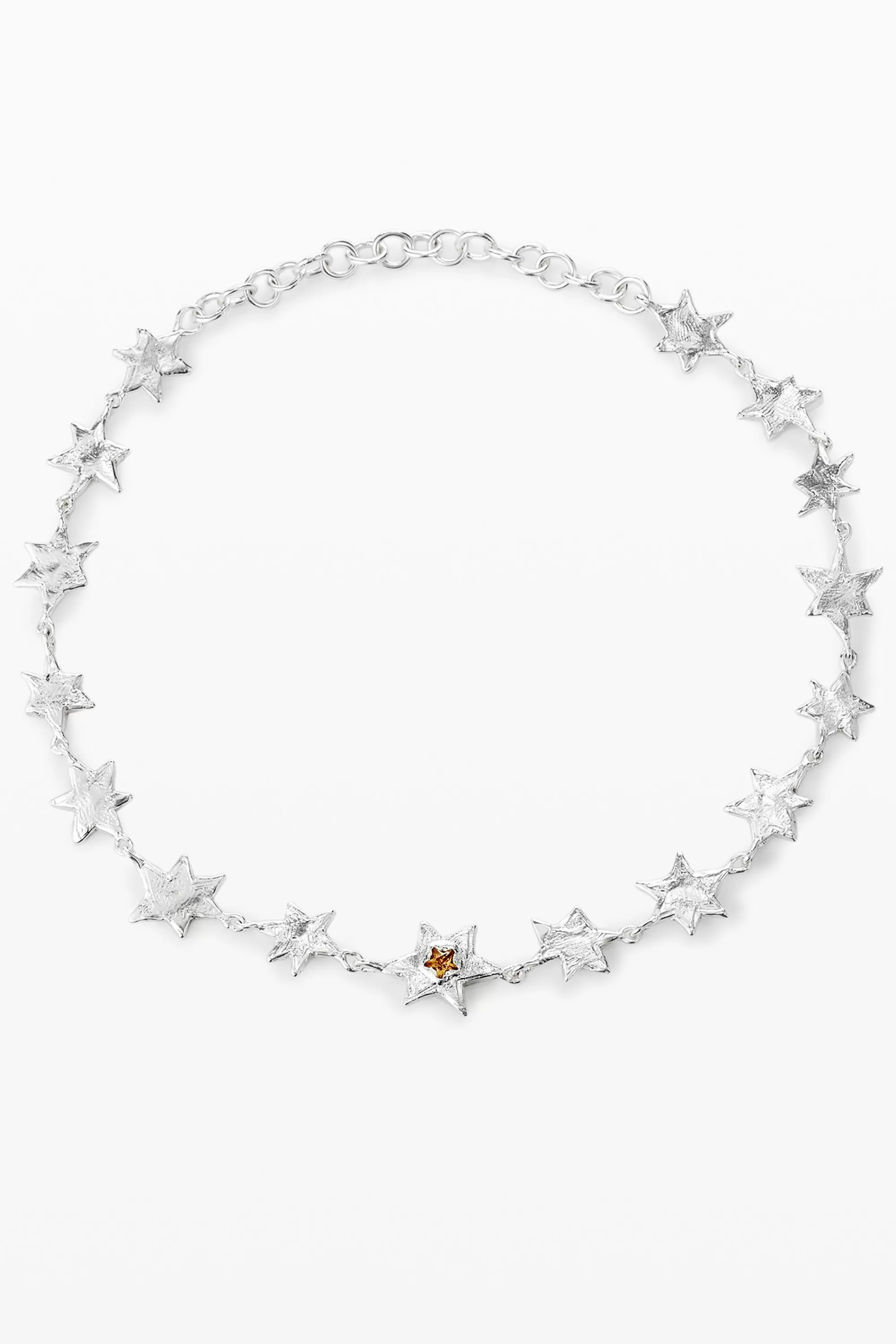 Desigual Jewelry>Zalio silver-plated star choker