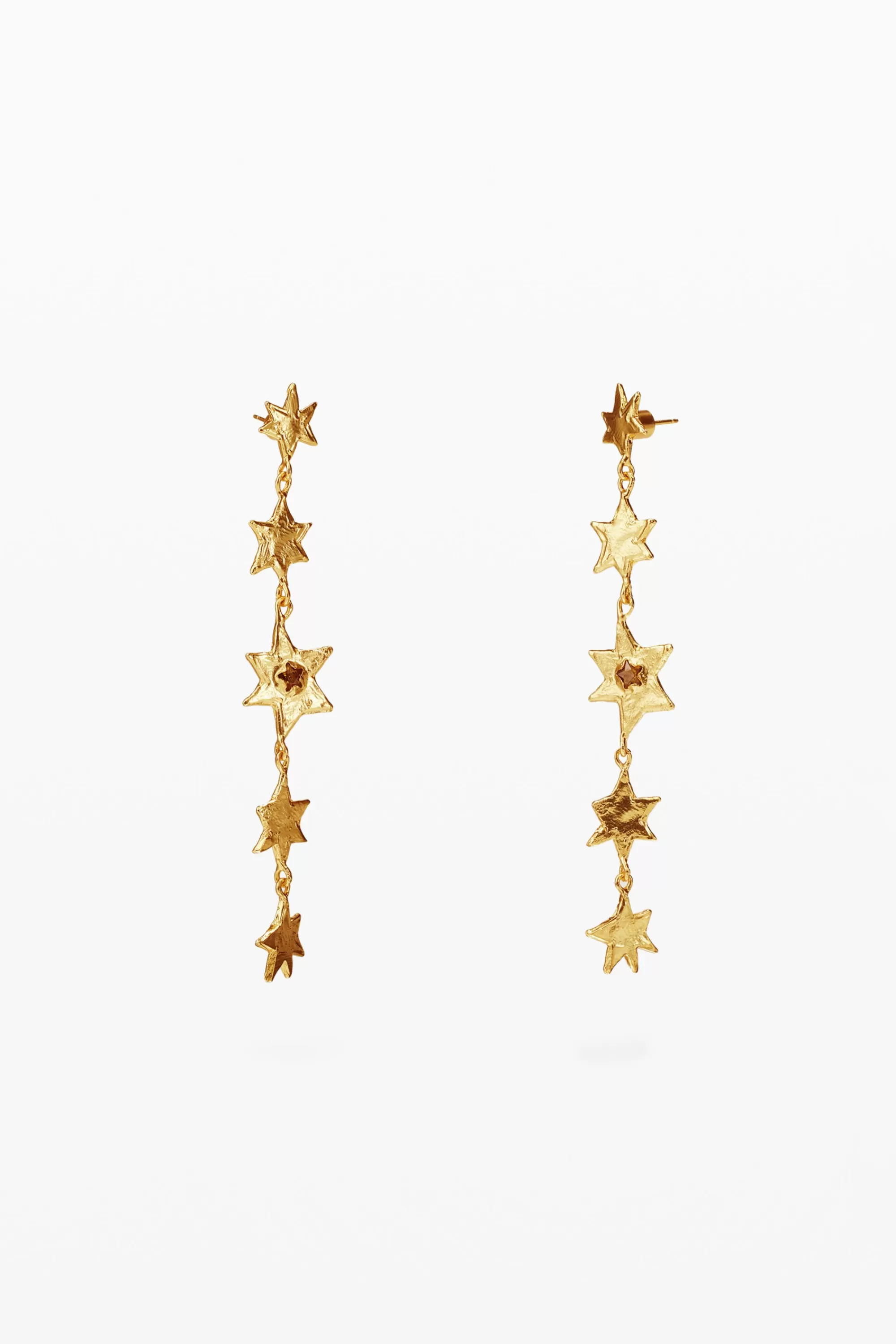 Desigual Jewelry>Zalio star cascade earrings